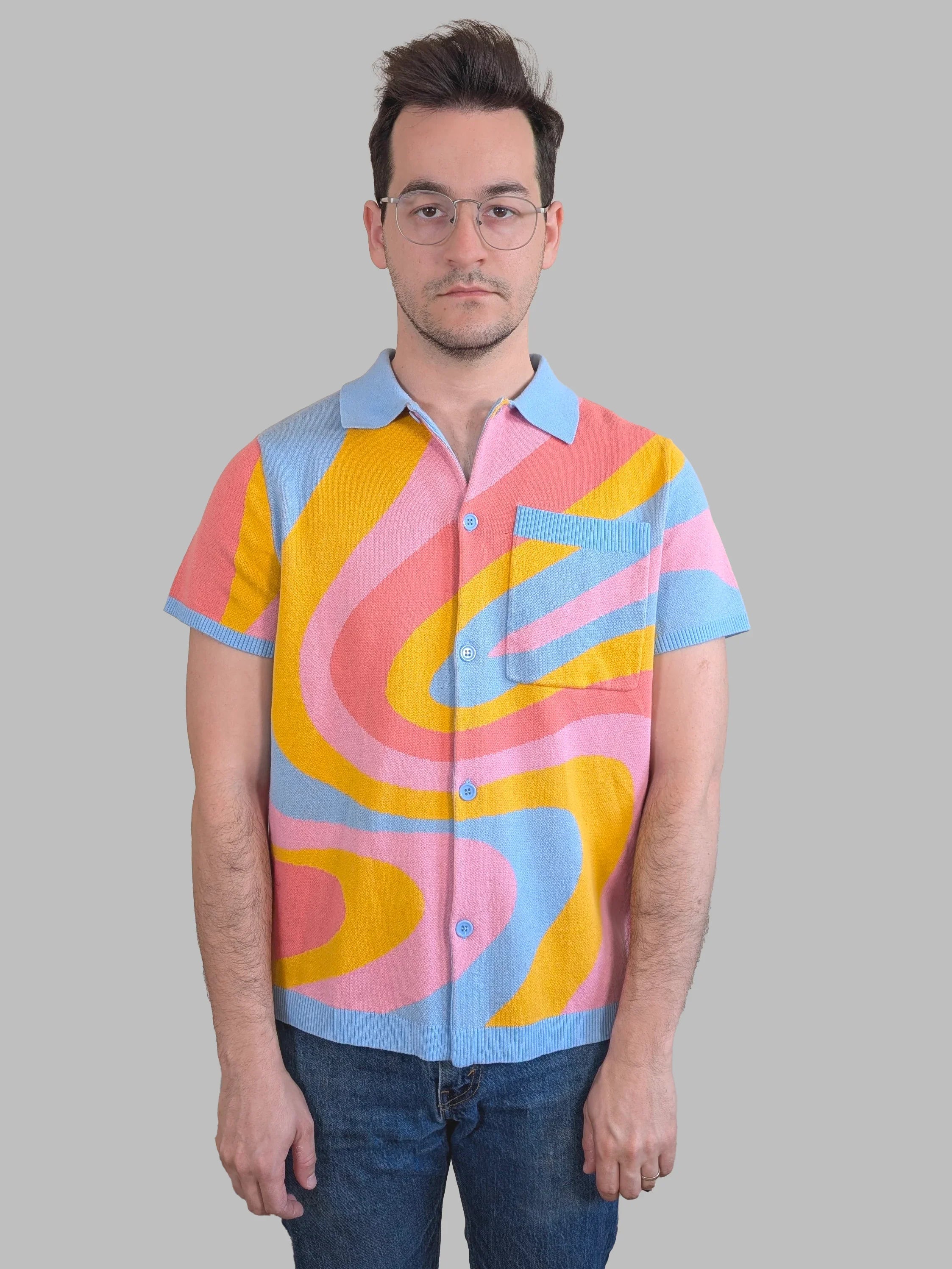 Beautiful Dreamer Button Up - Sleepy Peach