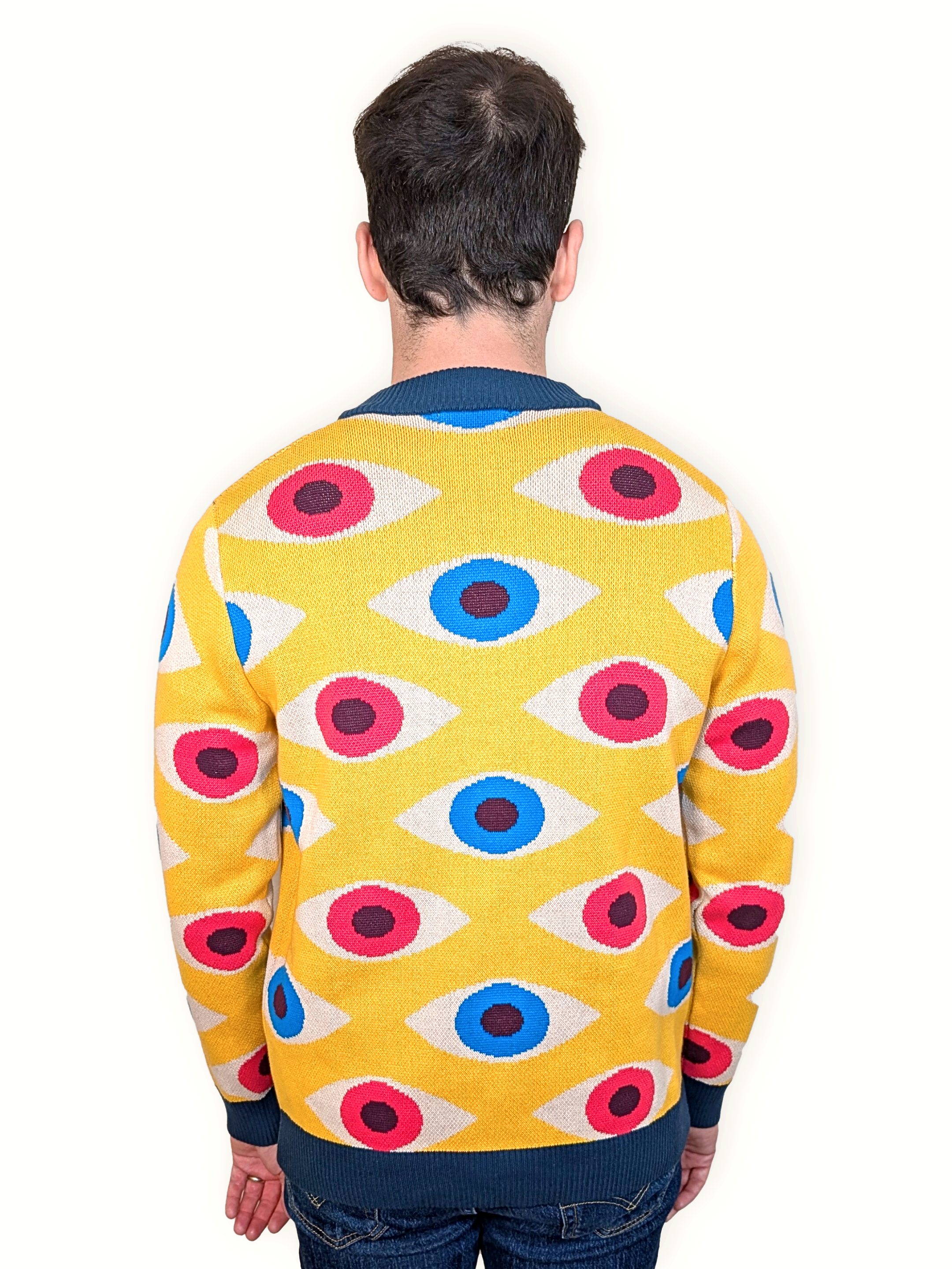 Sleepy Peach - Bauhaus Eyeball Cardigan