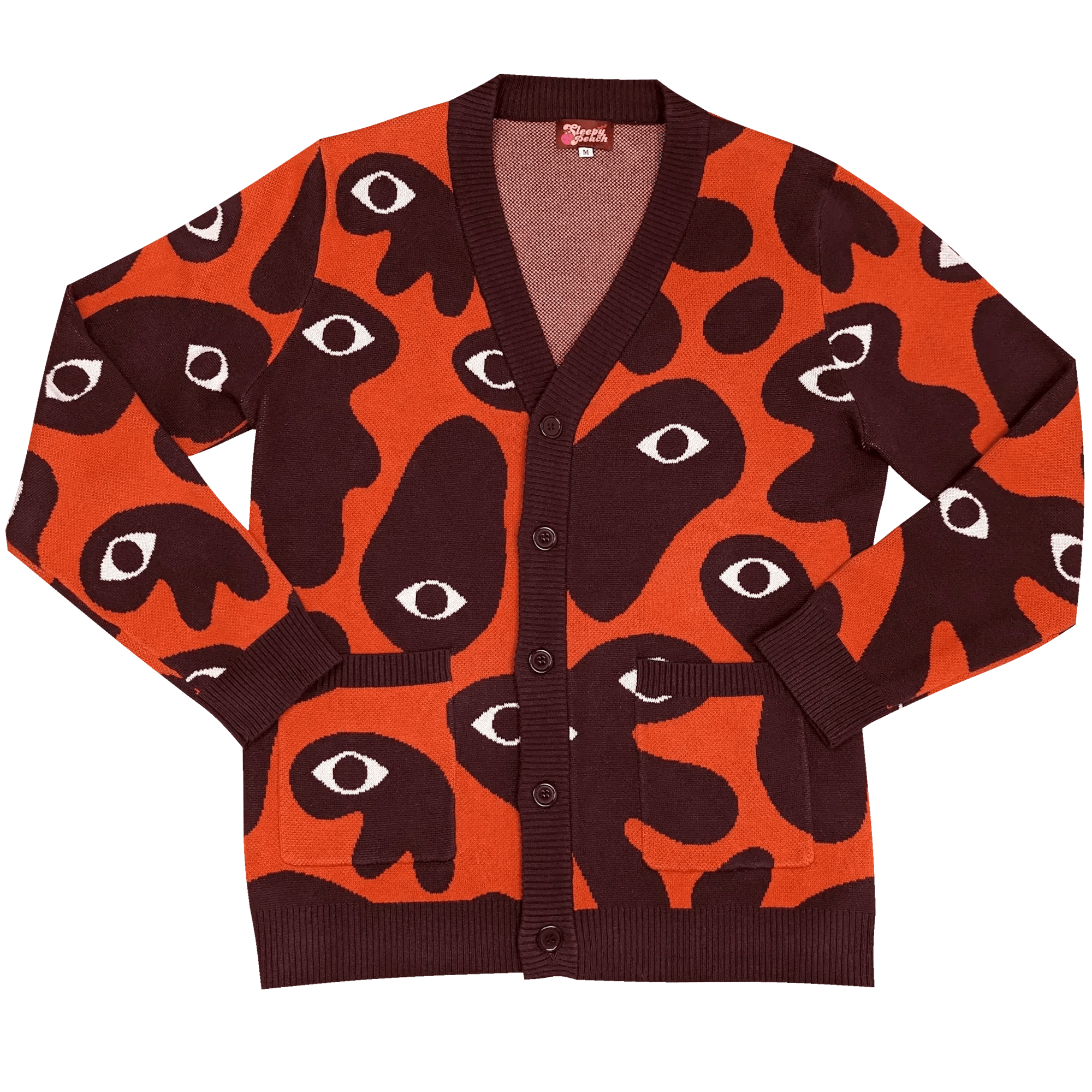 Bauhaus Nightmare Cardigan - Sleepy Peach