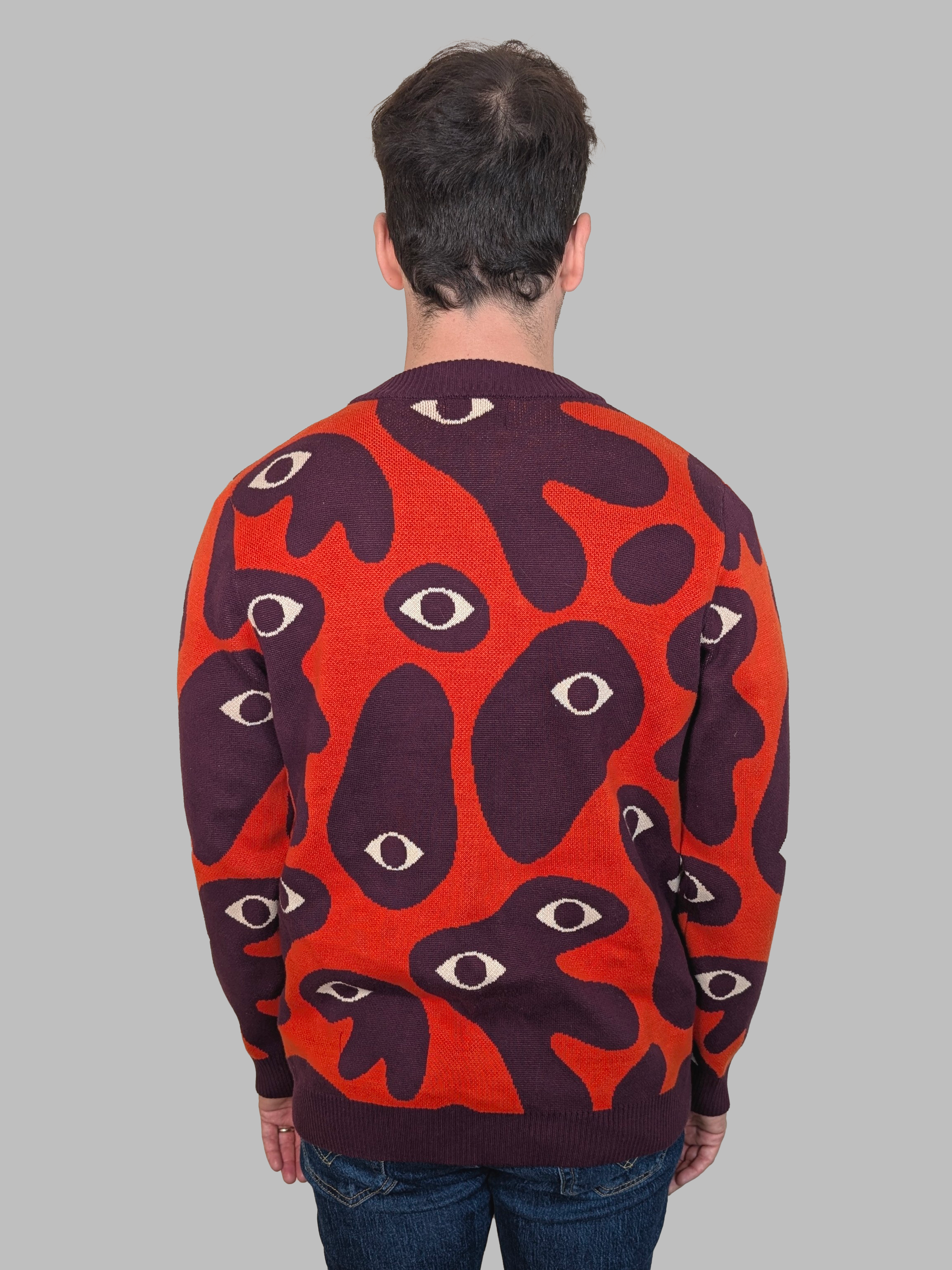 Bauhaus Nightmare Cardigan - Sleepy Peach