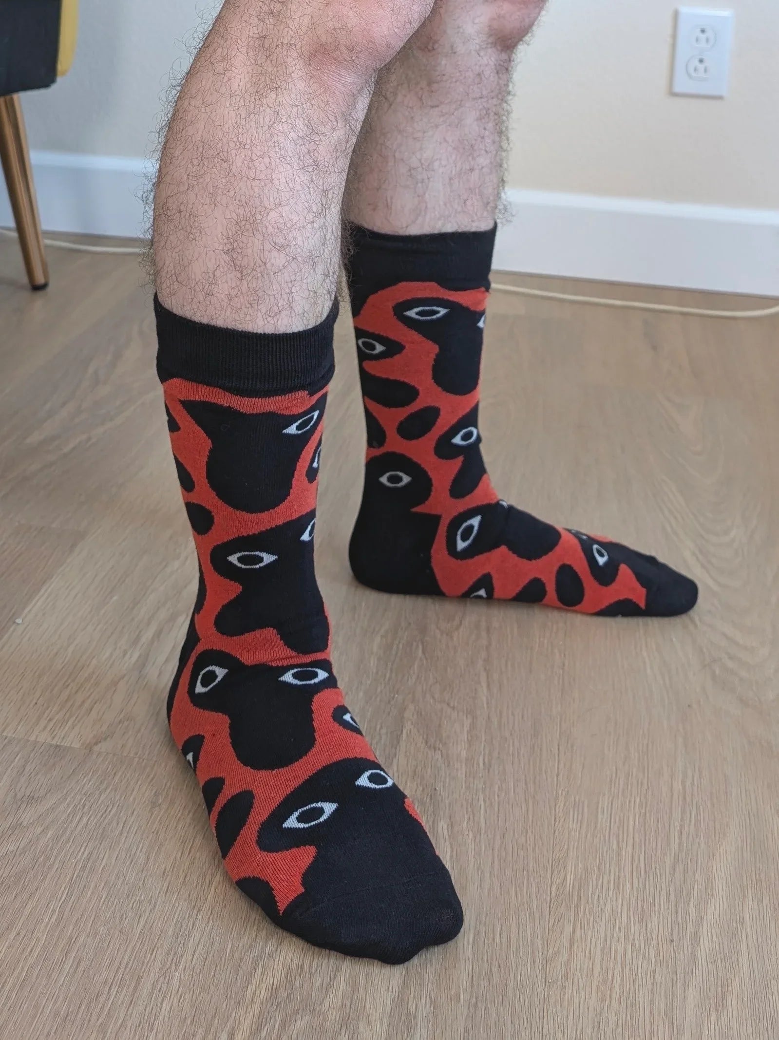 Bauhaus Nightmare Socks - Sleepy Peach