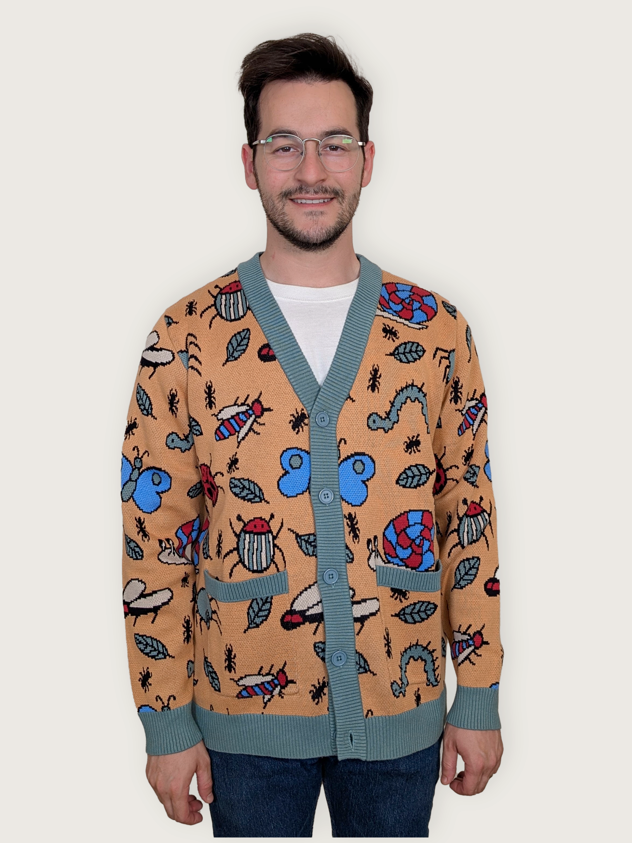 Sleepy Peach - Buggin' Out Cardigan