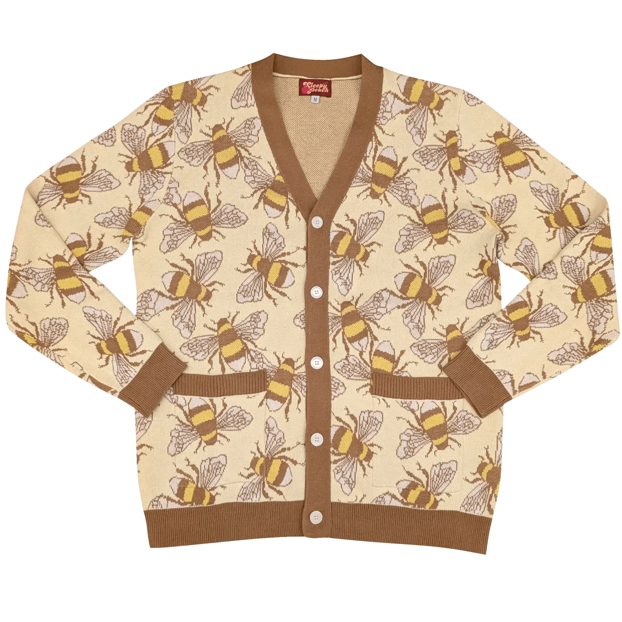 Bumblebee Cardigan - Sleepy Peach