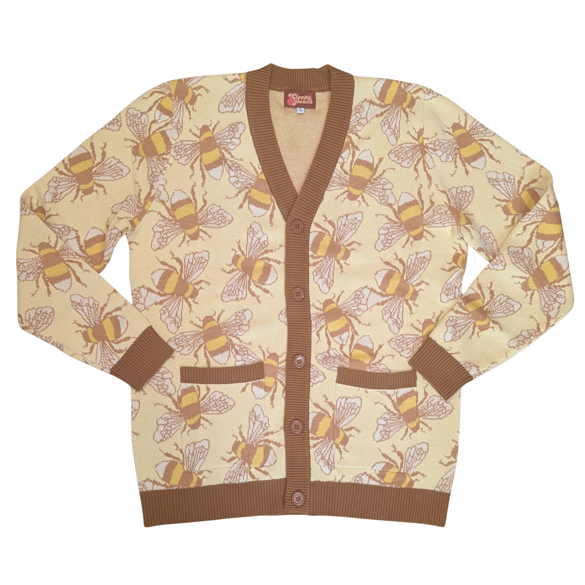 Bumblebee Cardigan - Sleepy Peach 141