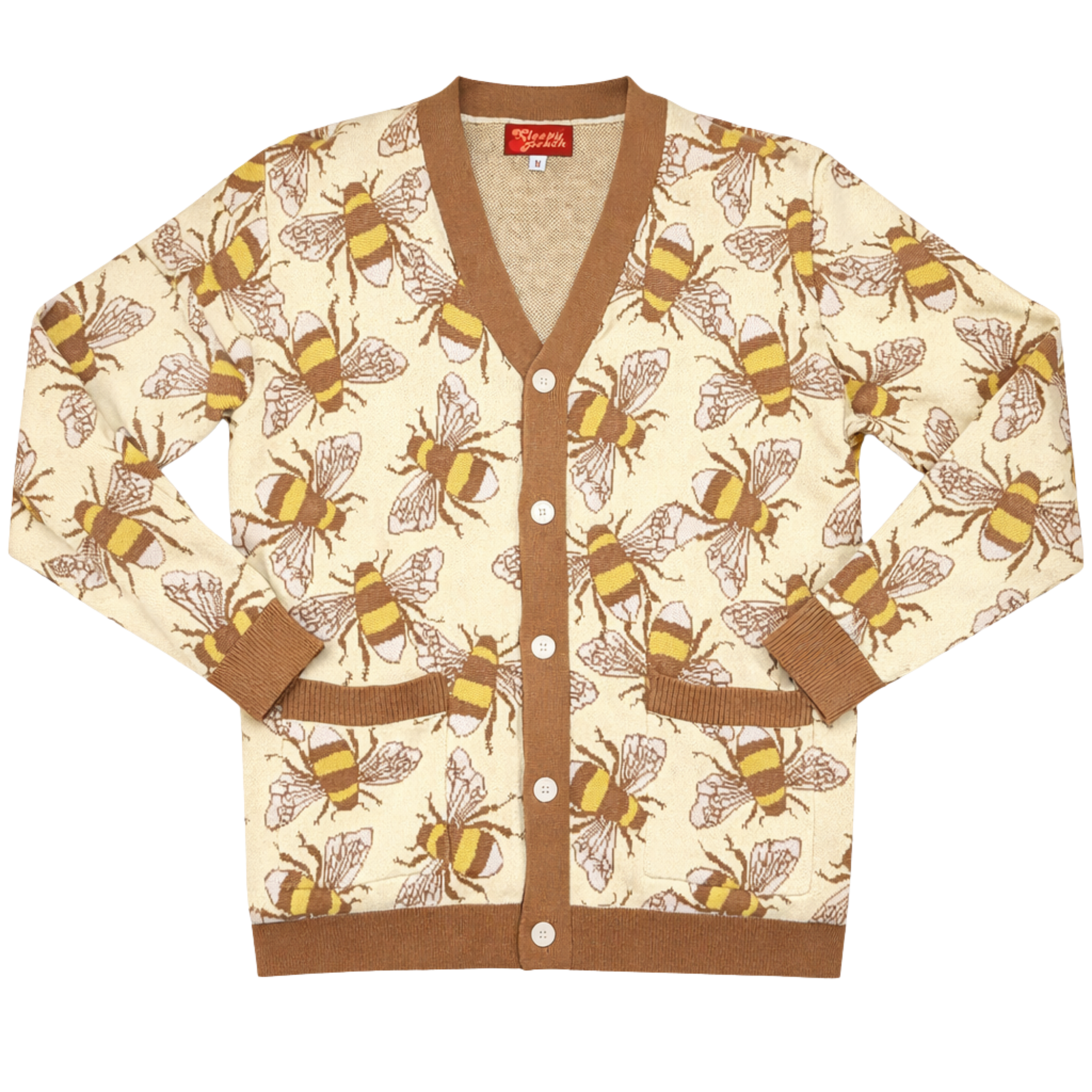 Bumblebee Cardigan - Sleepy Peach