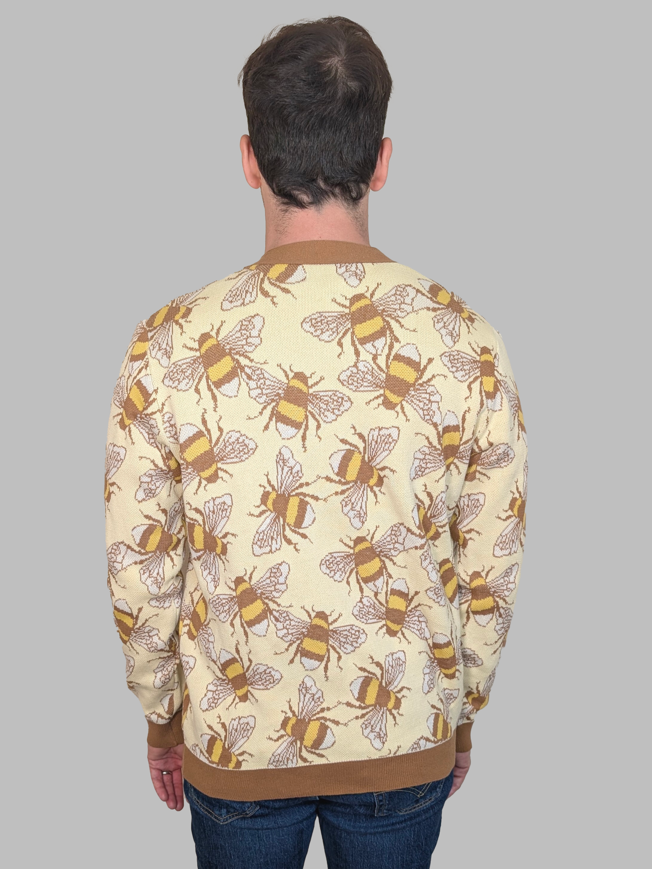 Bumblebee Cardigan - Sleepy Peach