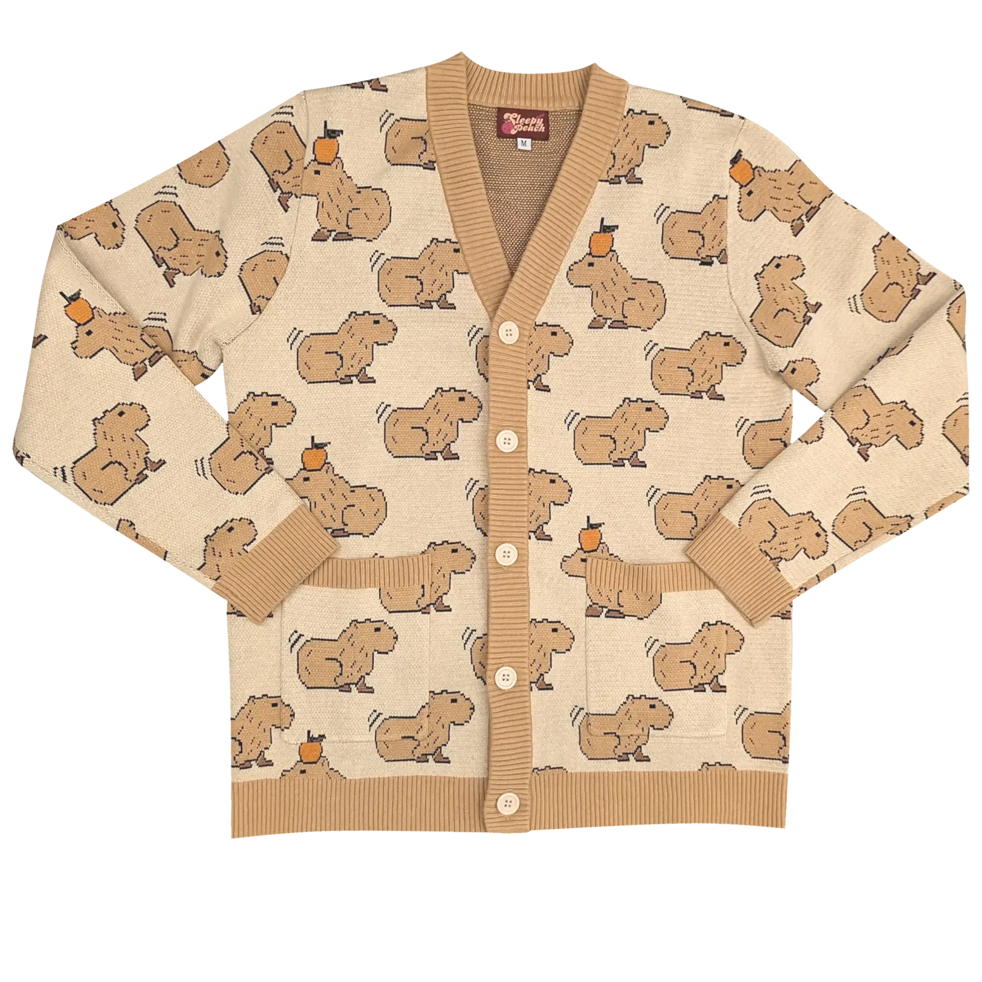 Capybara_Cardigan_-_Sleepy_Peach