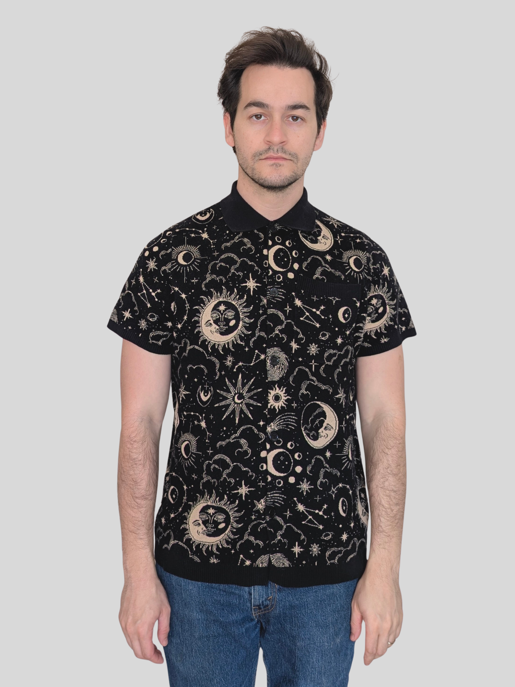 Celestial Button Up - Sleepy Peach