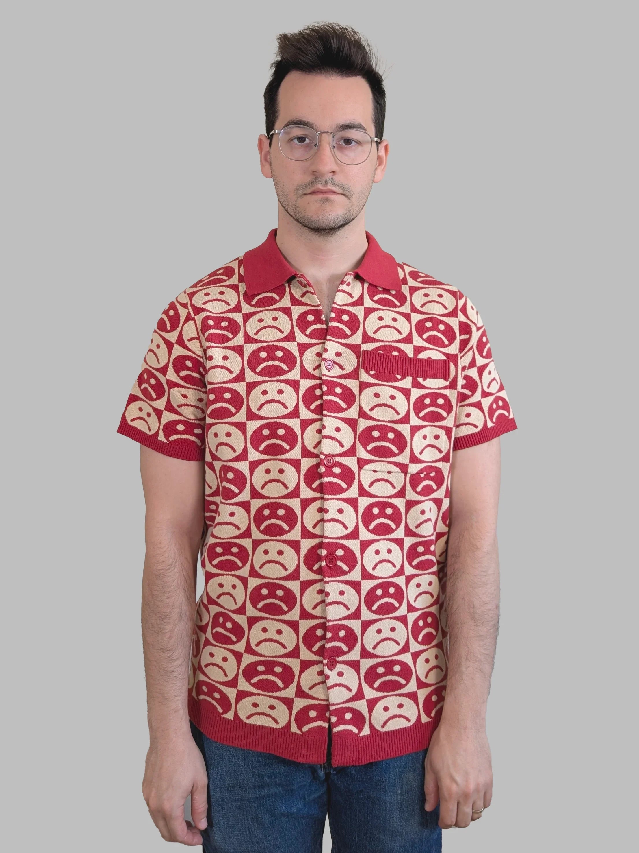 Customer Service Button Up - Sleepy Peach