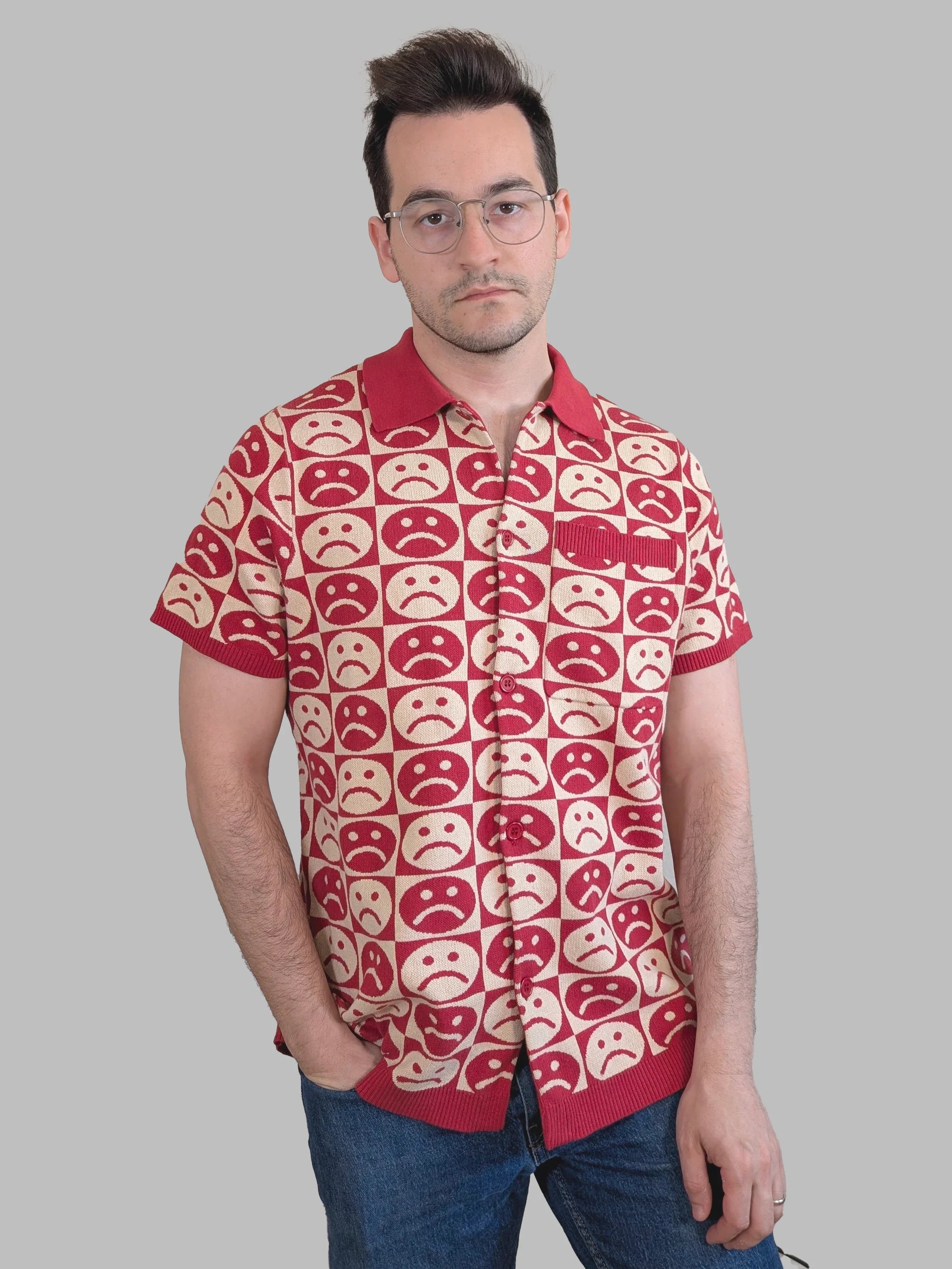 Customer Service Button Up - Sleepy Peach