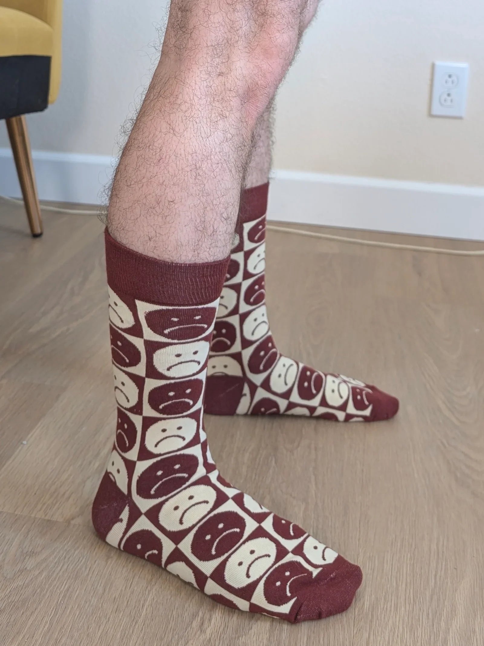 Customer Service Socks - Sleepy Peach