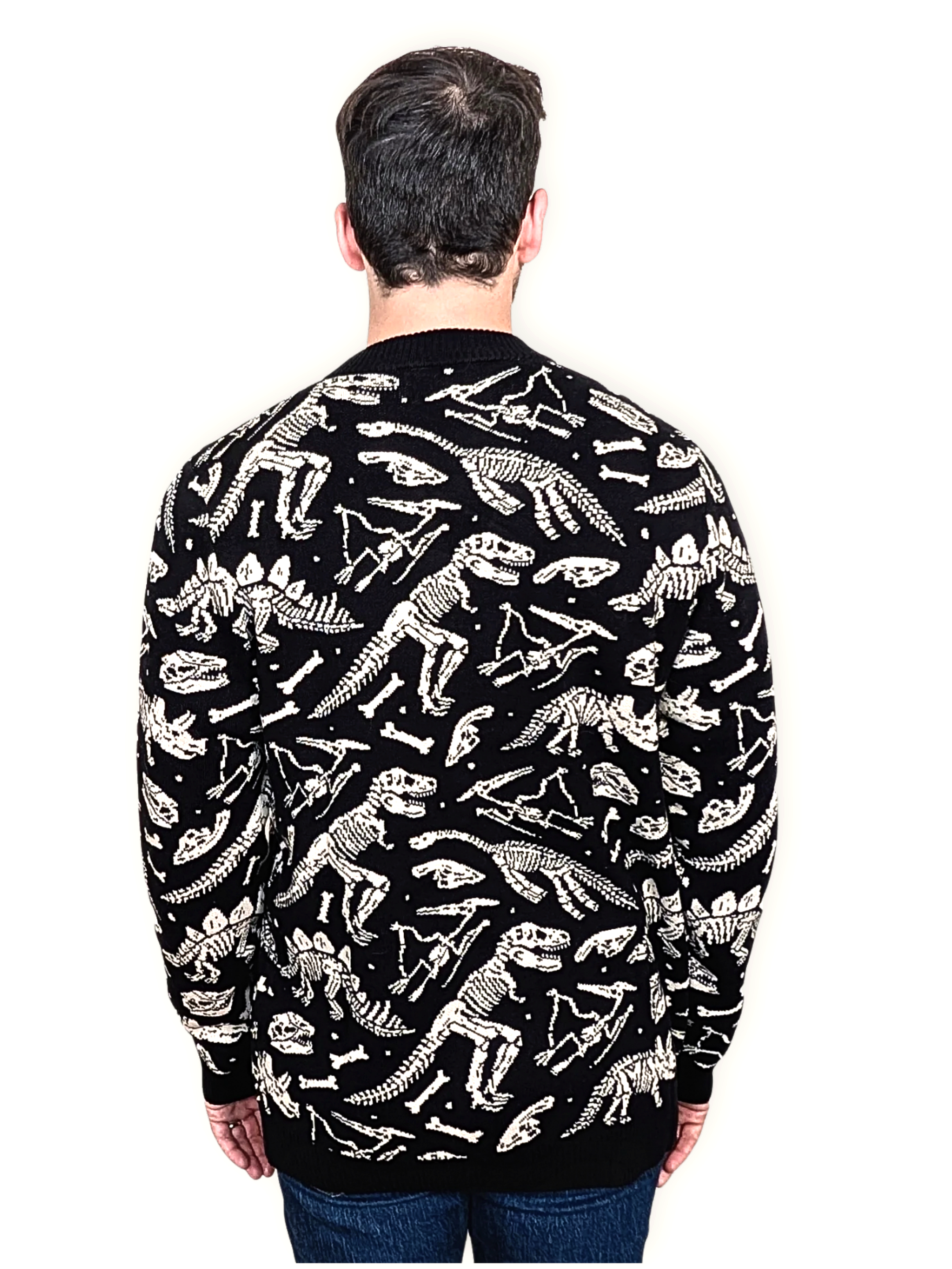 Sleepy Peach - Dinosaur Fossil Cardigan