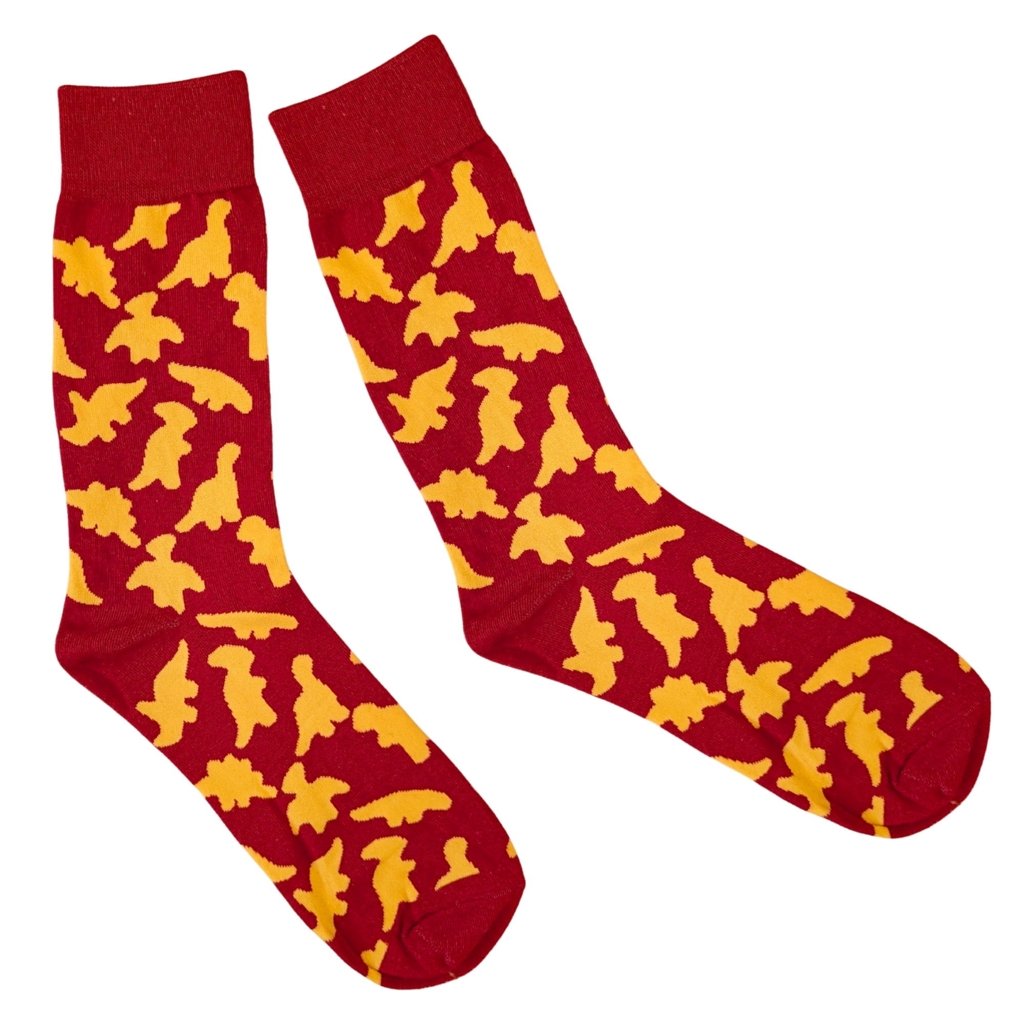 Dinosaur Nugget Socks - Sleepy Peach