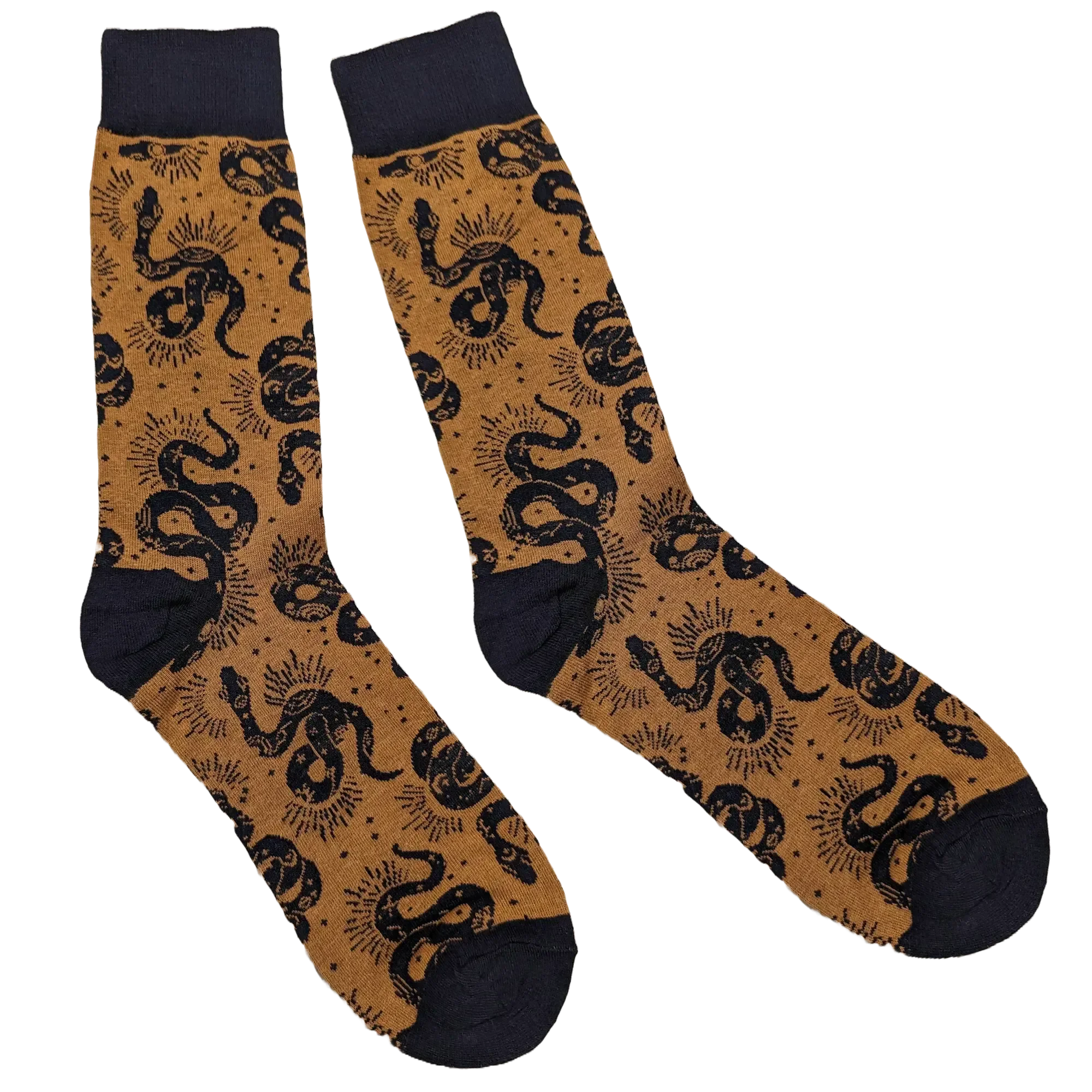 Esoteric Snake Socks - Sleepy Peach