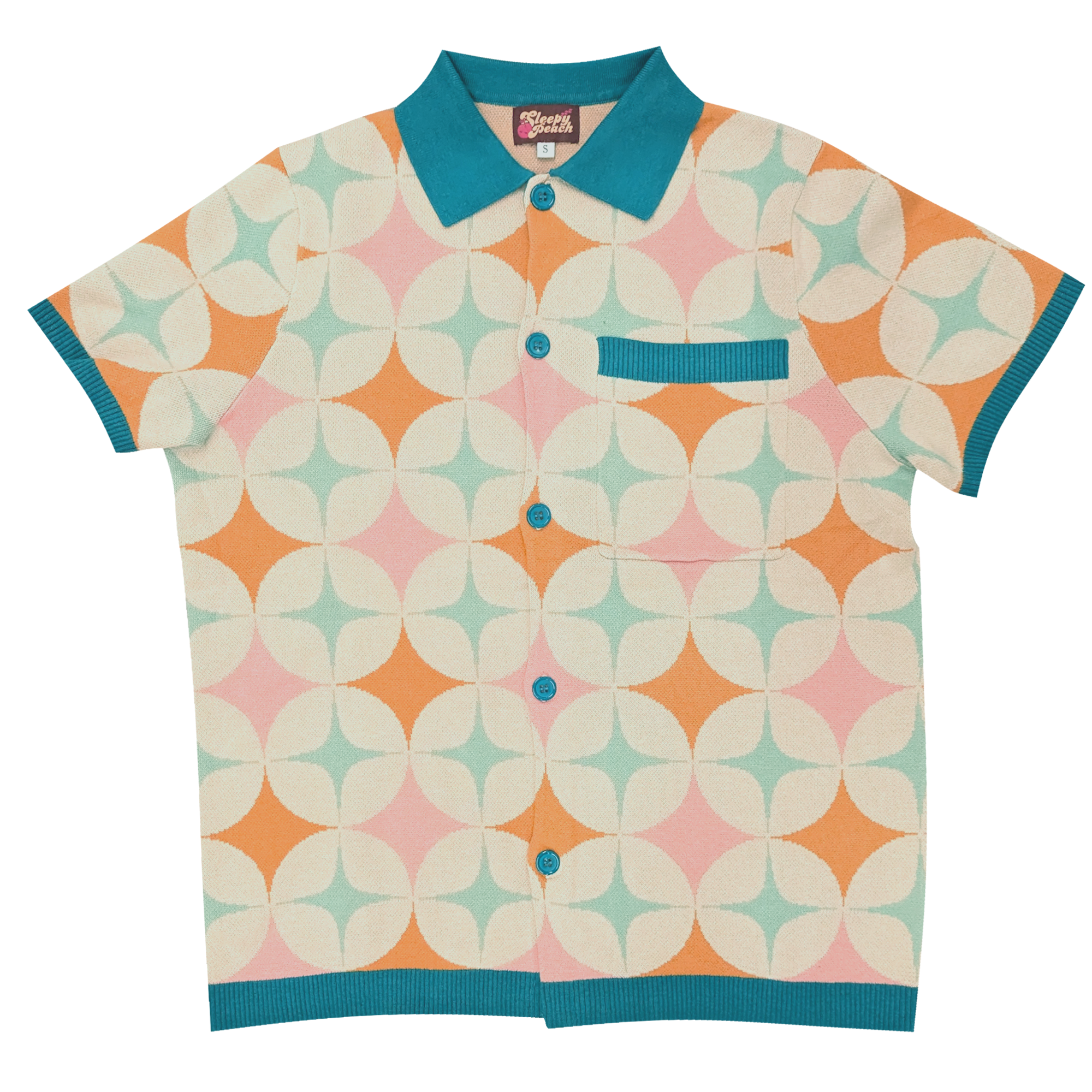 Great Atomic Tomorrow Button Up - Sleepy Peach