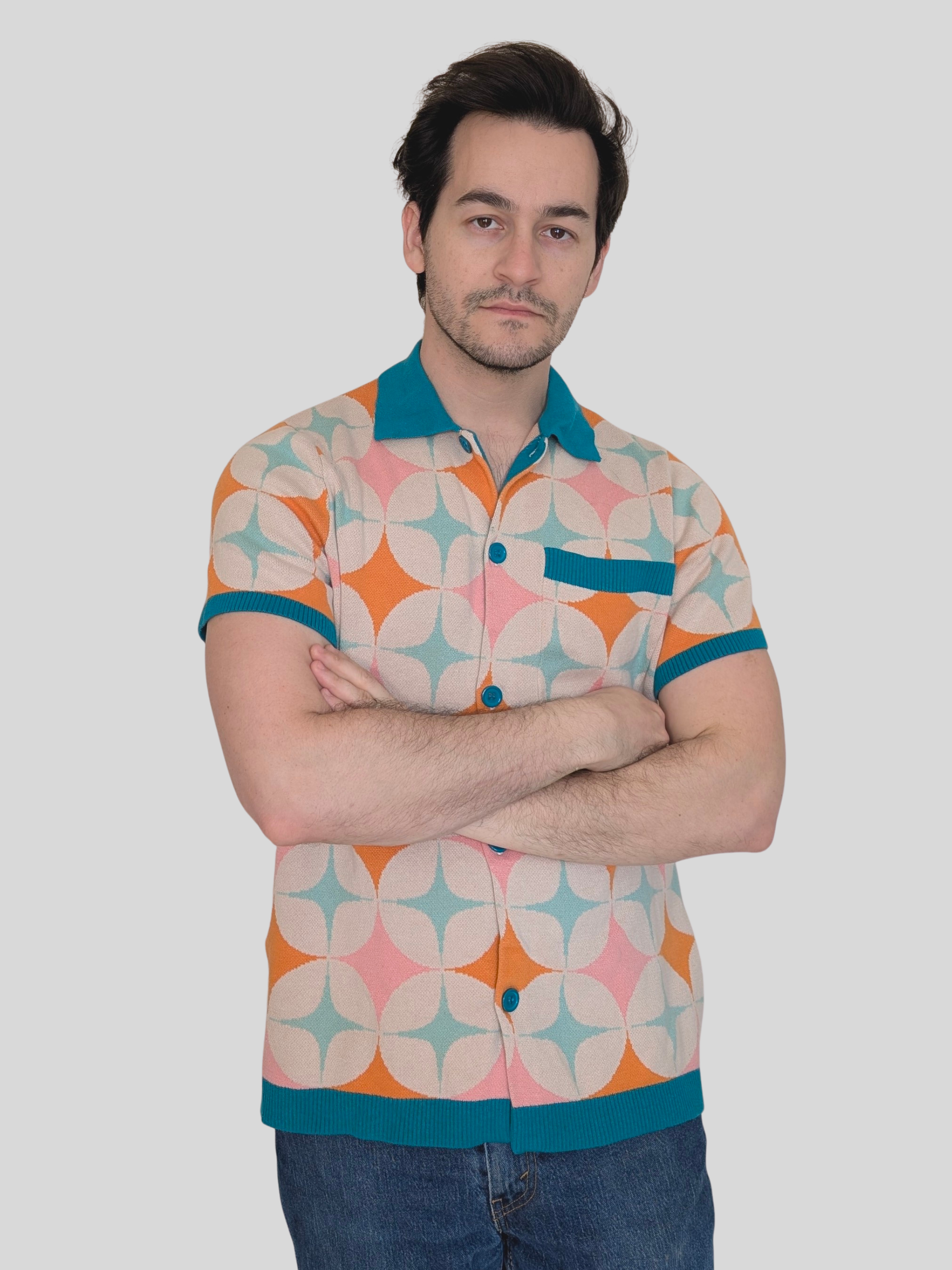 Great Atomic Tomorrow Button Up - Sleepy Peach 11