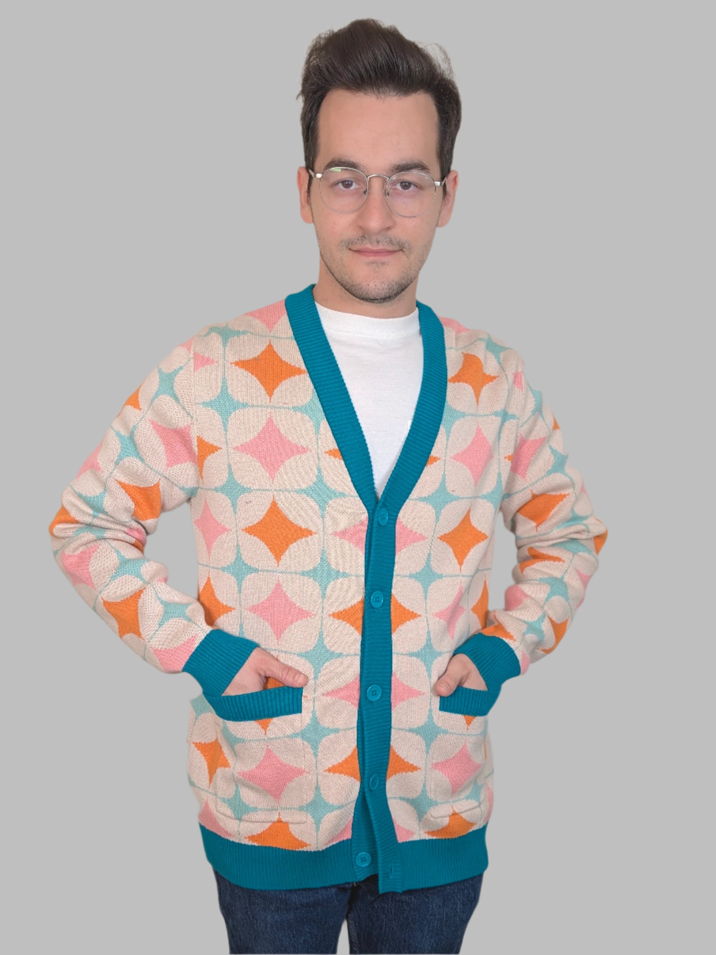 Great Atomic Tomorrow Cardigan - Sleepy Peach