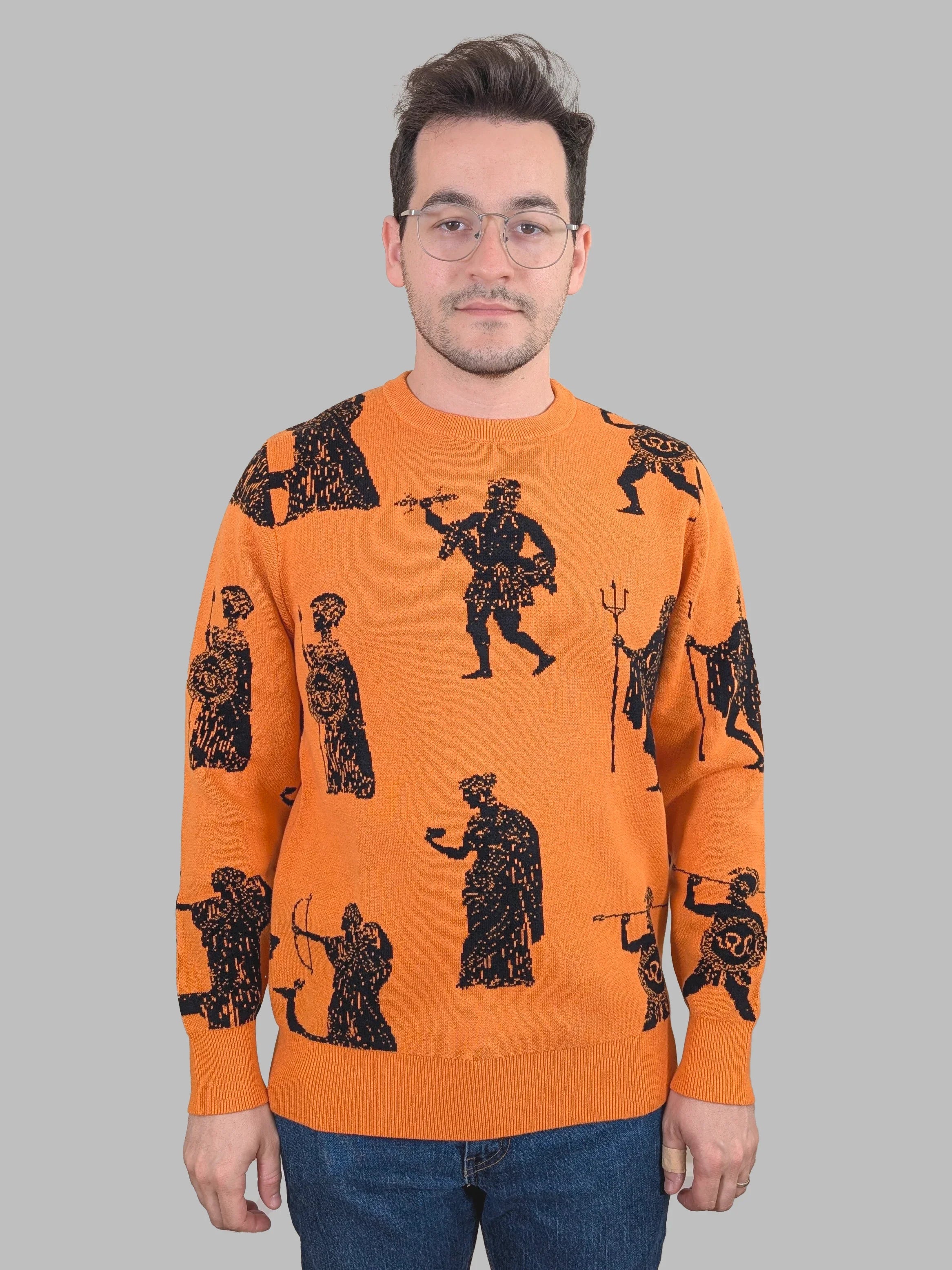 Greek Gods Sweater - Sleepy Peach
