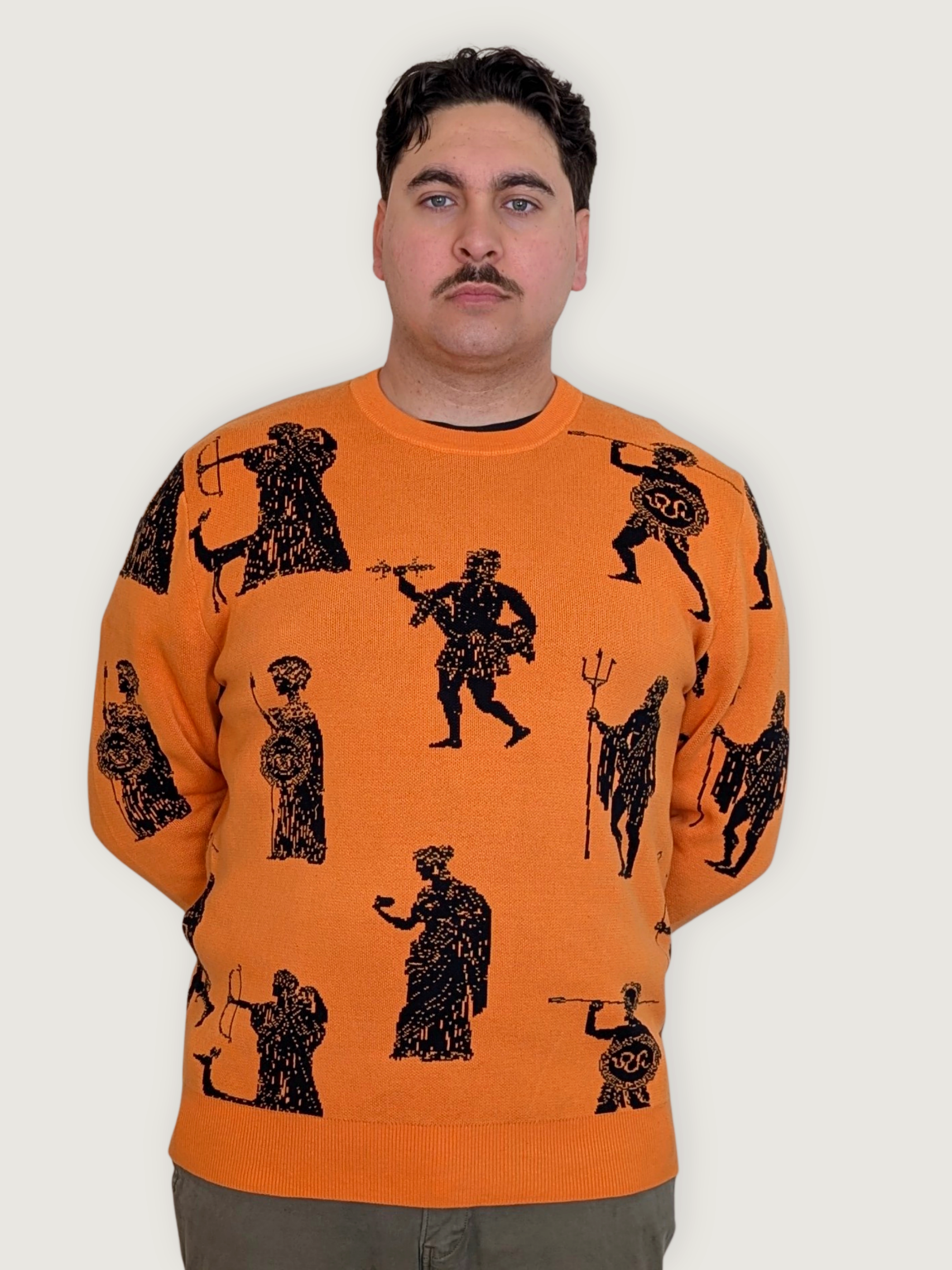 Sleepy Peach - Greek Gods Sweater