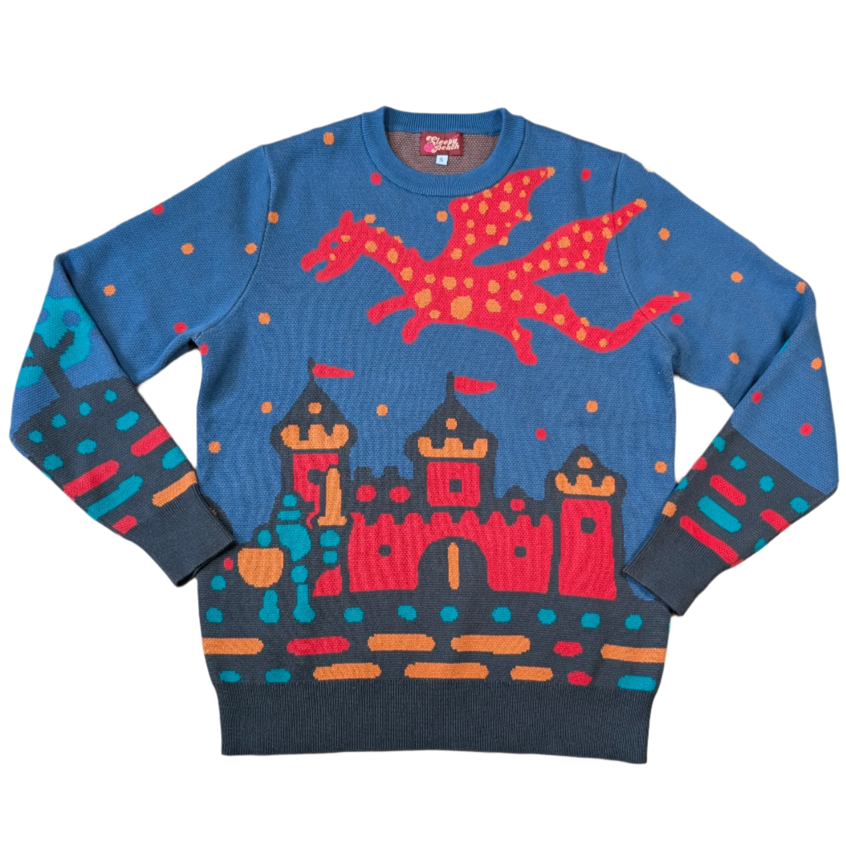 Medieval Fantasy Sweater - Sleepy Peach