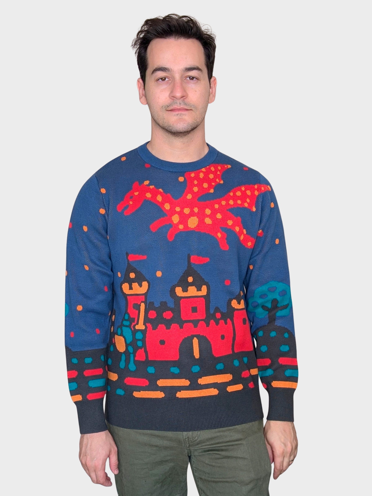 Medieval Fantasy Sweater - Sleepy Peach 14141