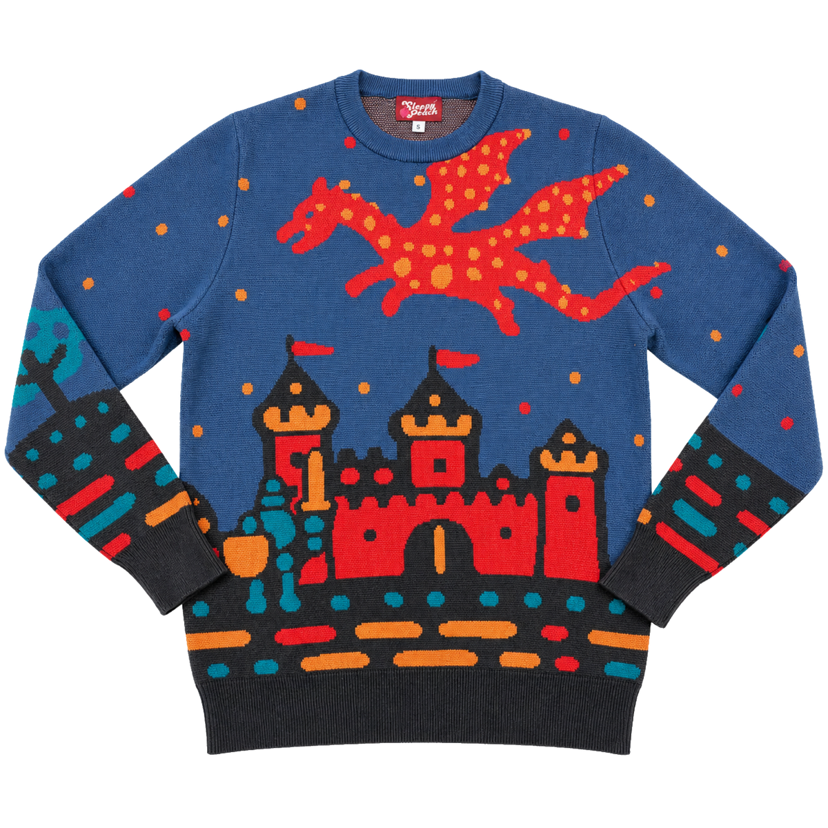 Medieval Fantasy Sweater | Sleepy Peach