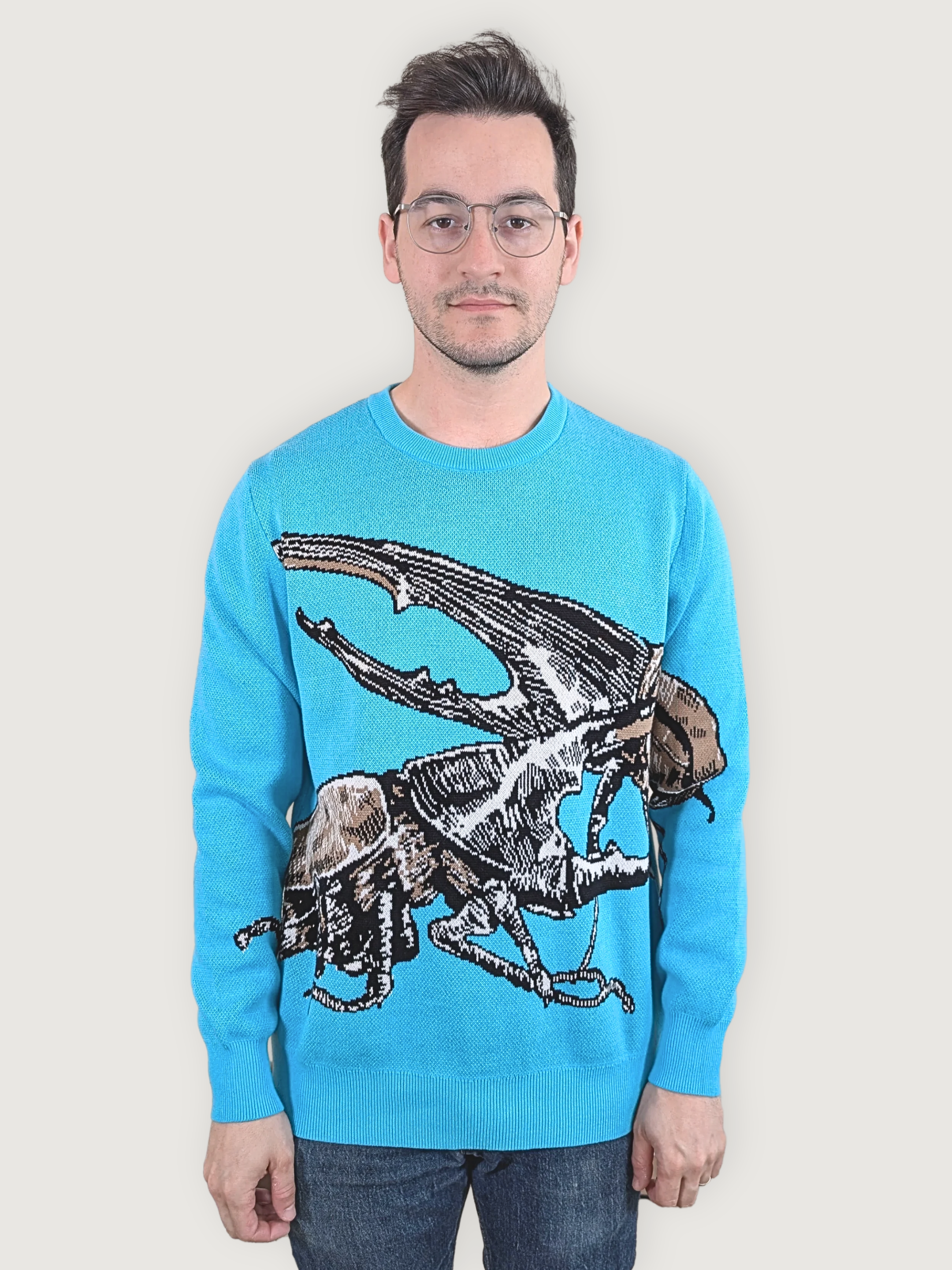 Meet the Beetles Sweater - Sleepy Peach 16