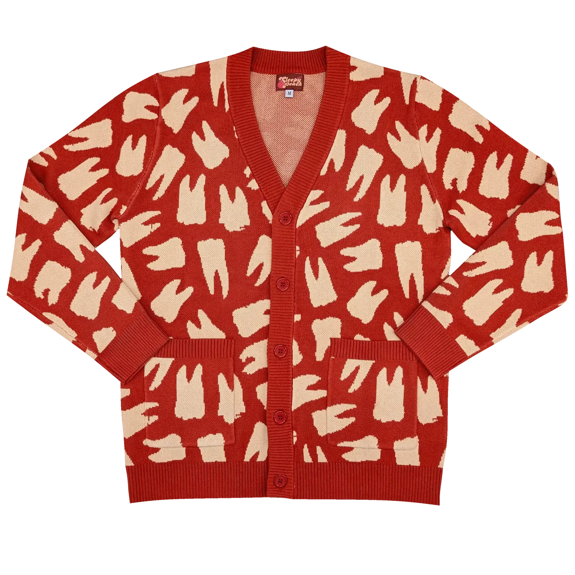 Nothing but the Tooth Cardigan - Sleepy Peach