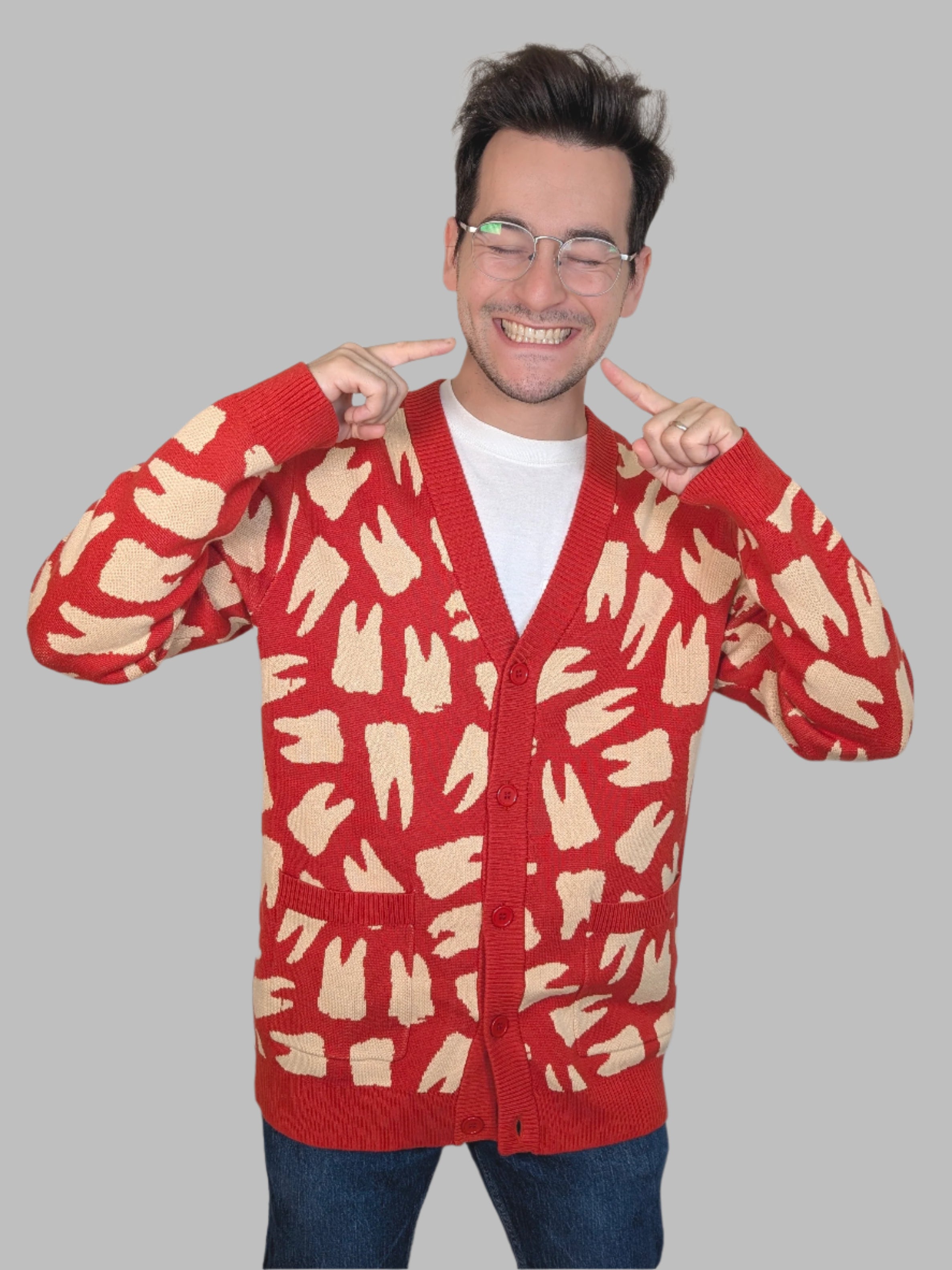 Nothing but the Tooth Cardigan - Sleepy Peach