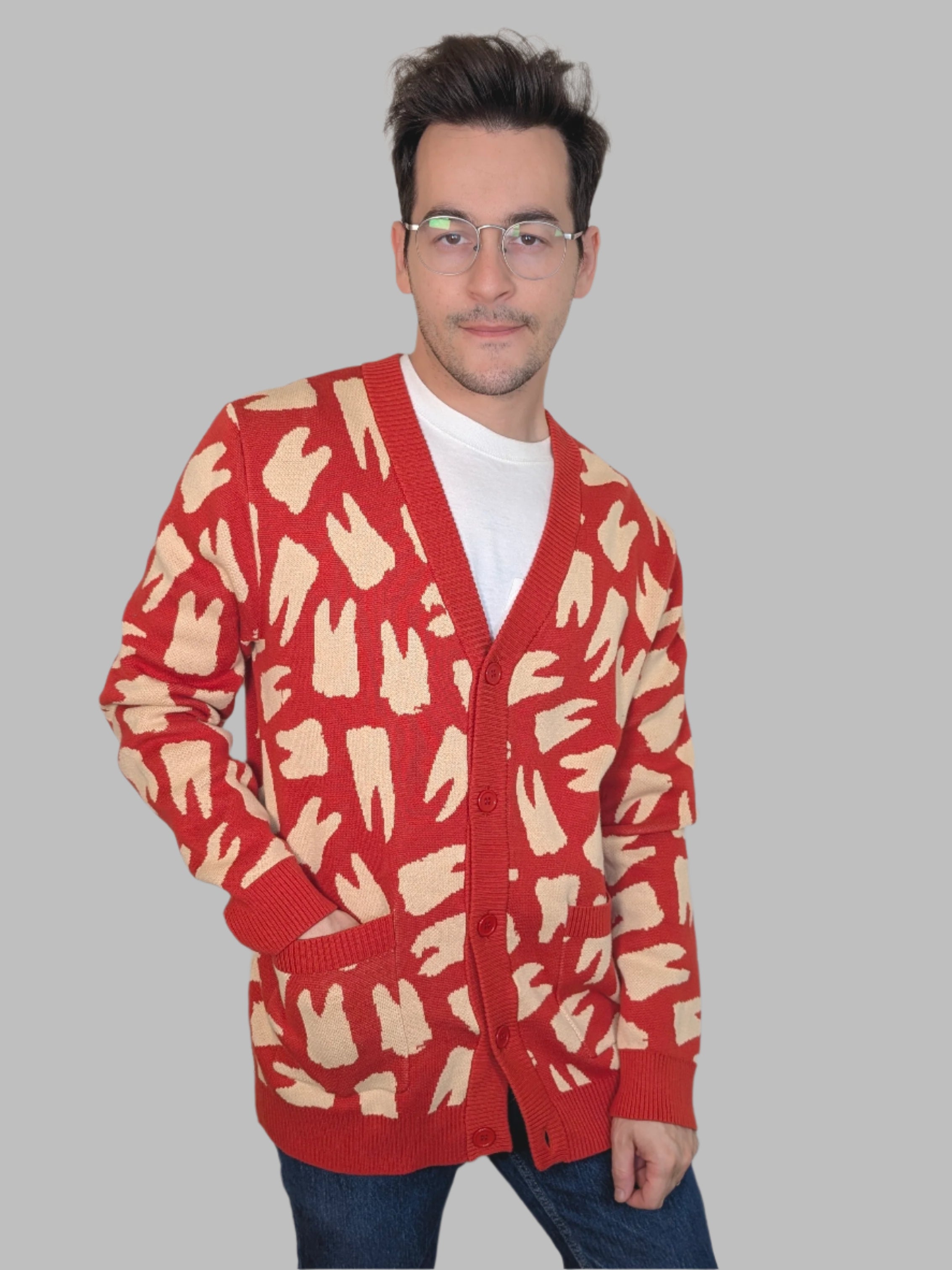 Nothing but the Tooth Cardigan - Sleepy Peach