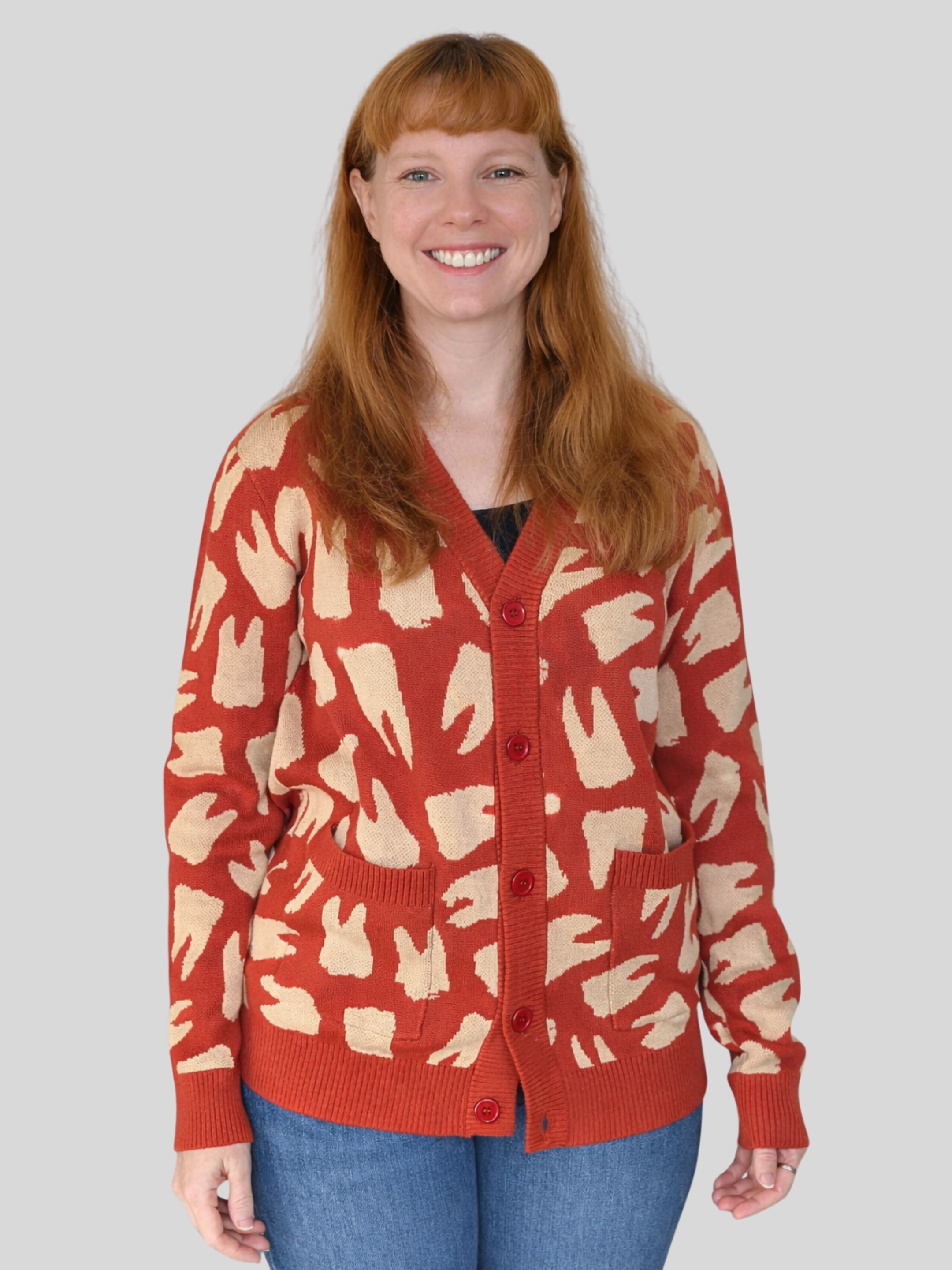 Nothing but the Tooth Cardigan - Sleepy Peach