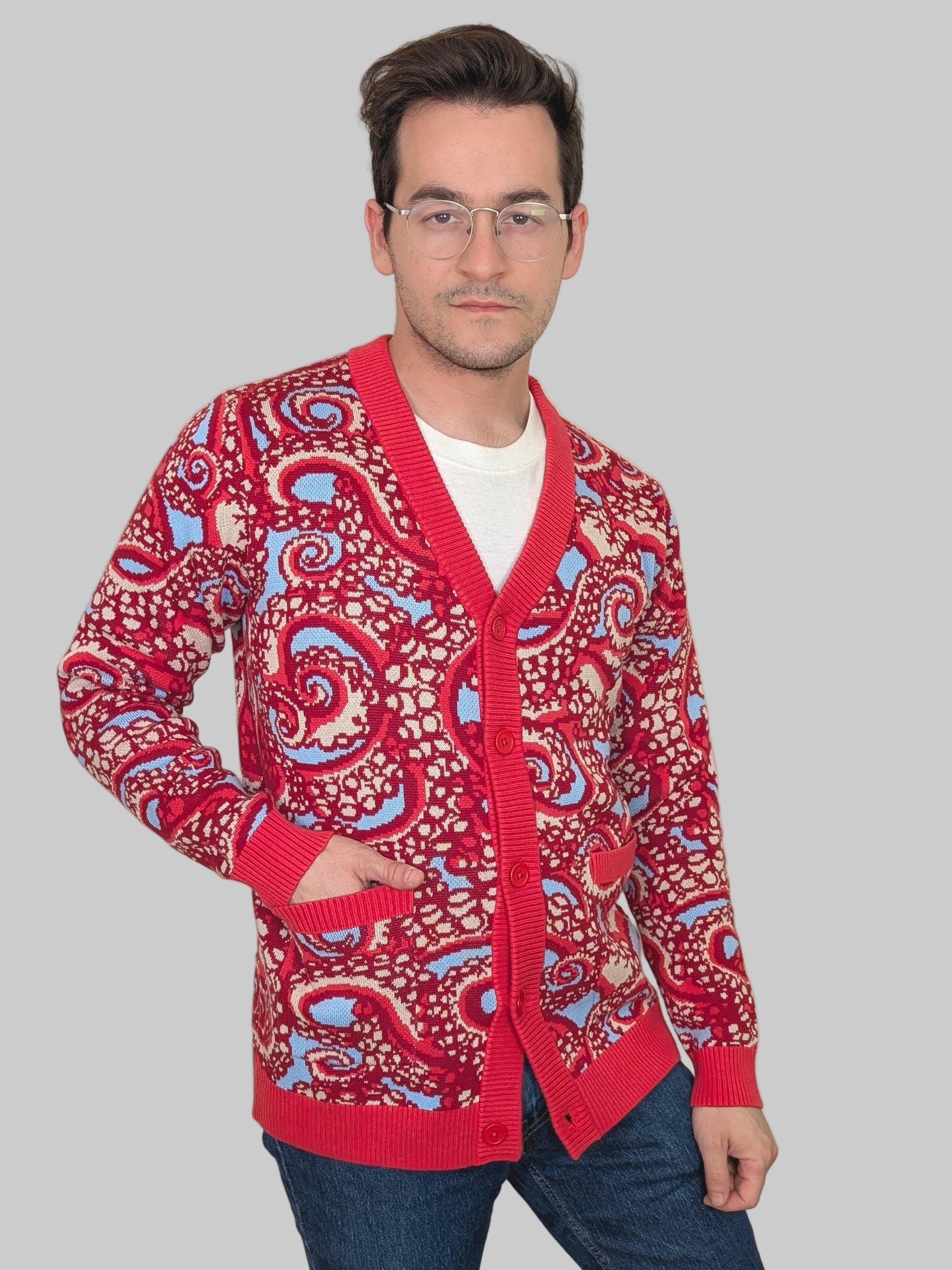 Paisley Octopus Cardigan (NOVEMBER PREORDER)