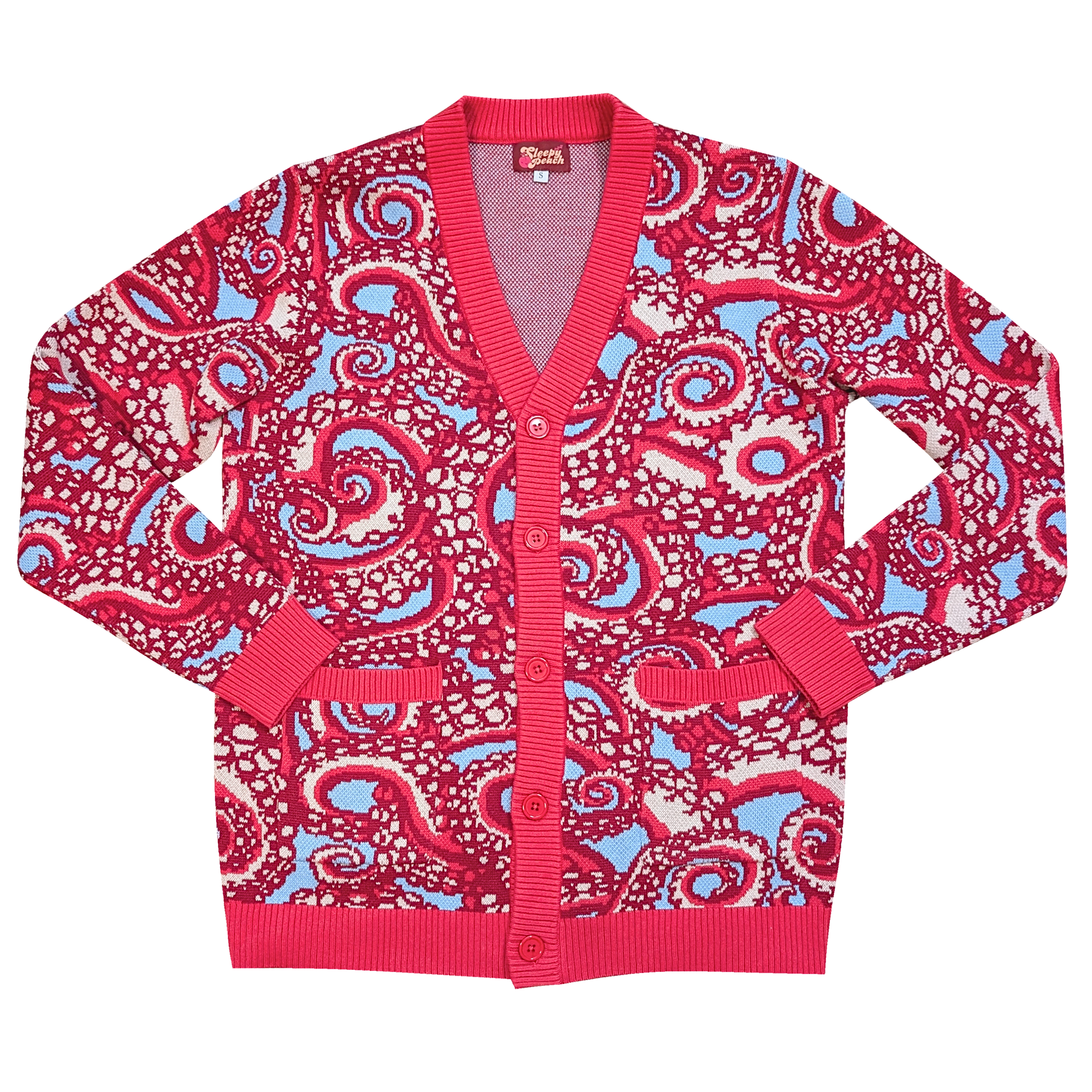 Paisley Octopus Cardigan