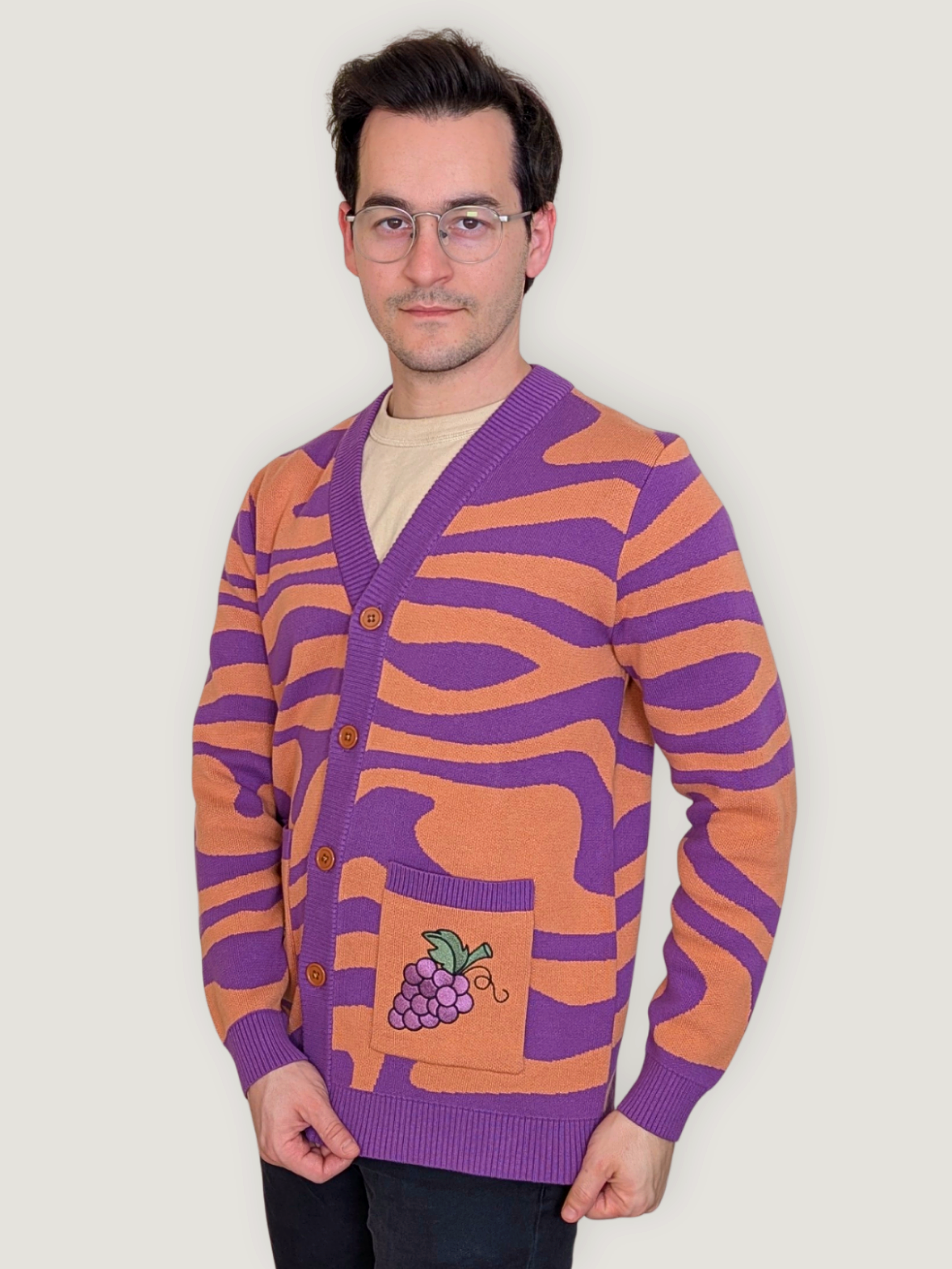 Sleepy Peach - Peanut Butter & Jelly Cardigan