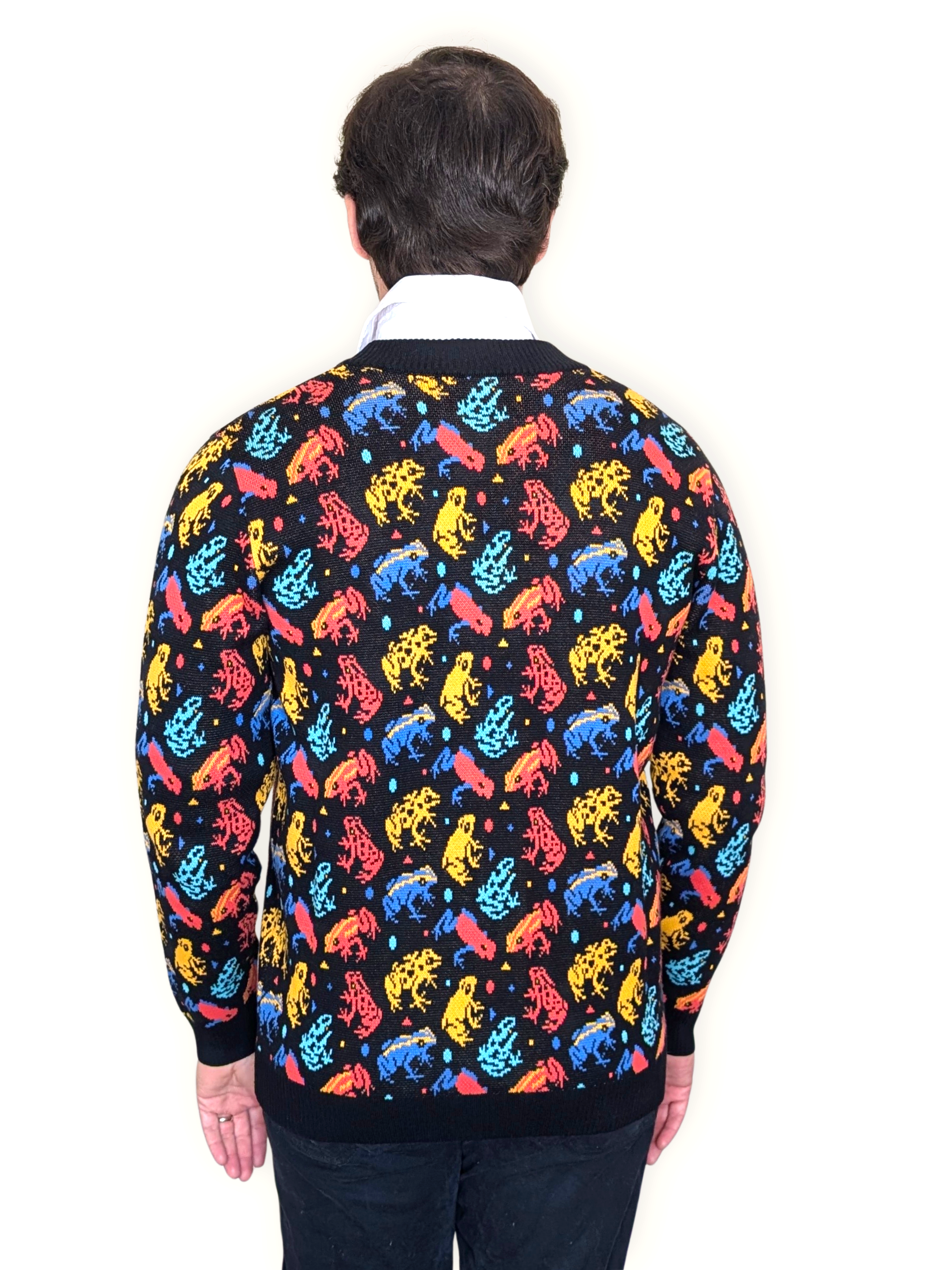 Poison Dart Frog Cardigan - Sleepy Peach