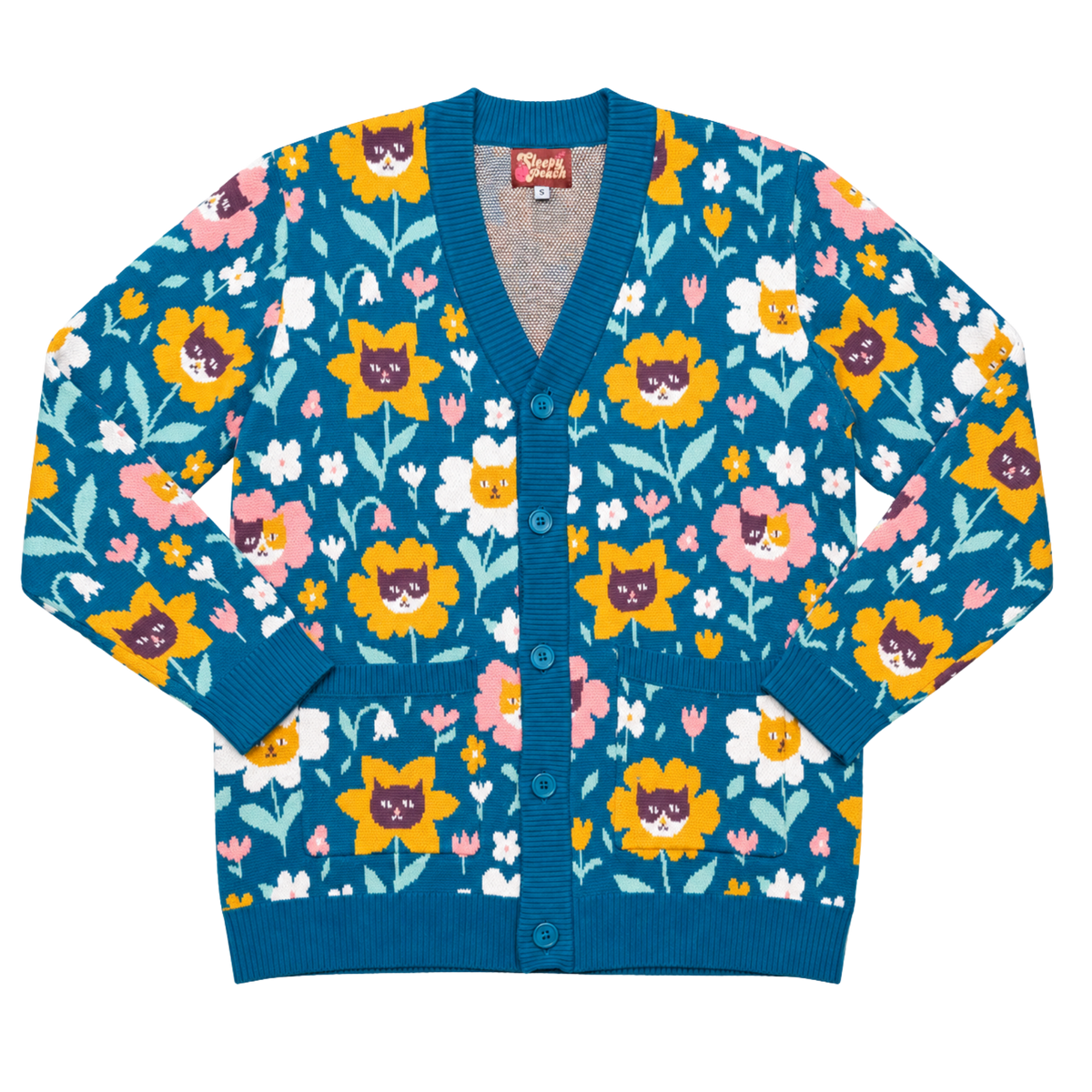 Purrennial Cardigan - Sleepy Peach