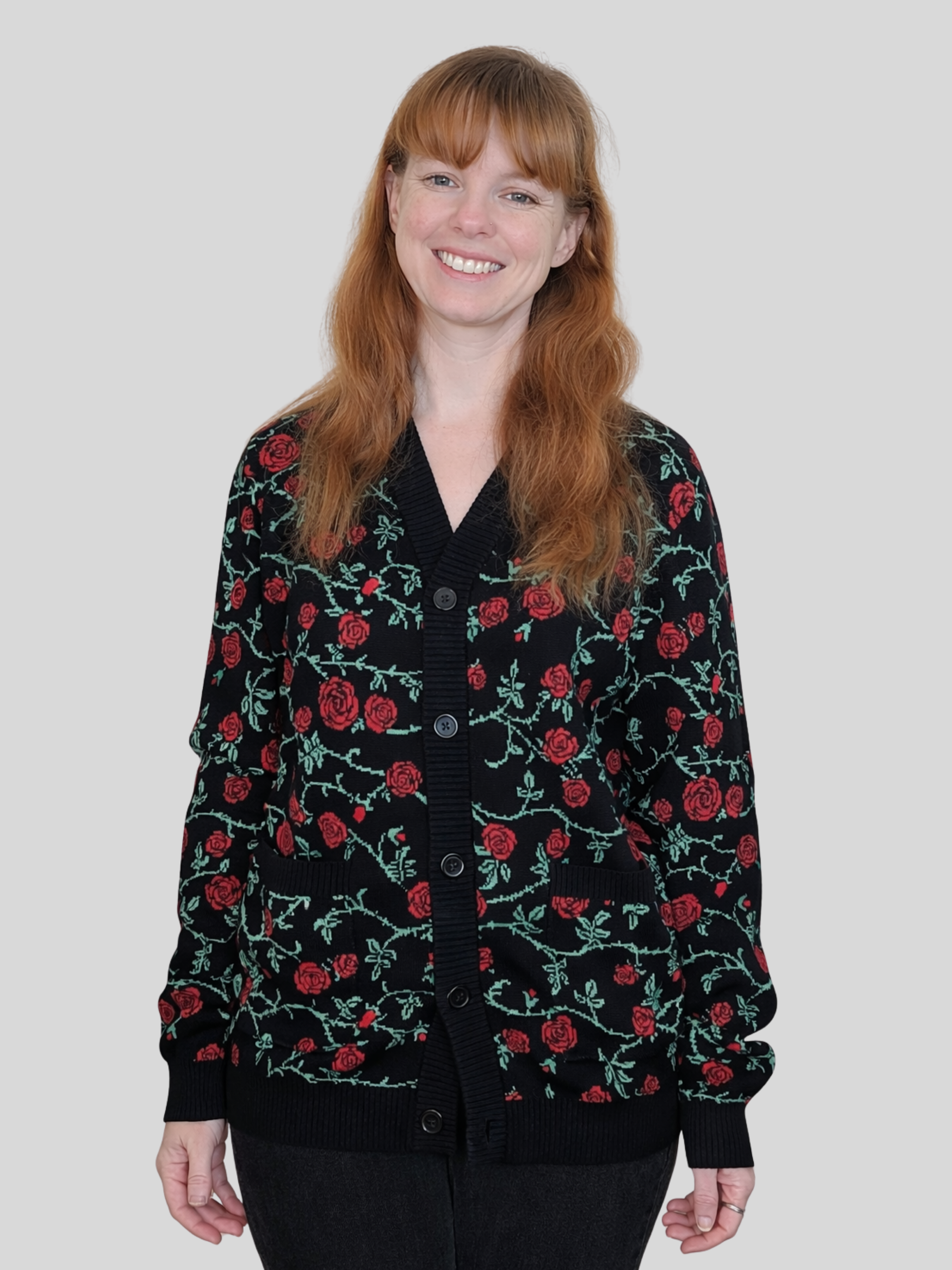 Rose & Thorn Cardigan - Sleepy Peach