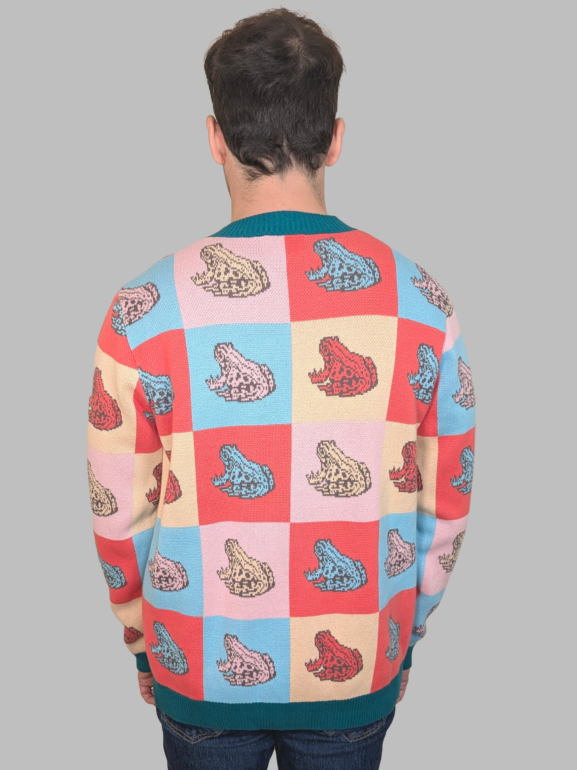 Royal Frog Cardigan - Sleepy Peach