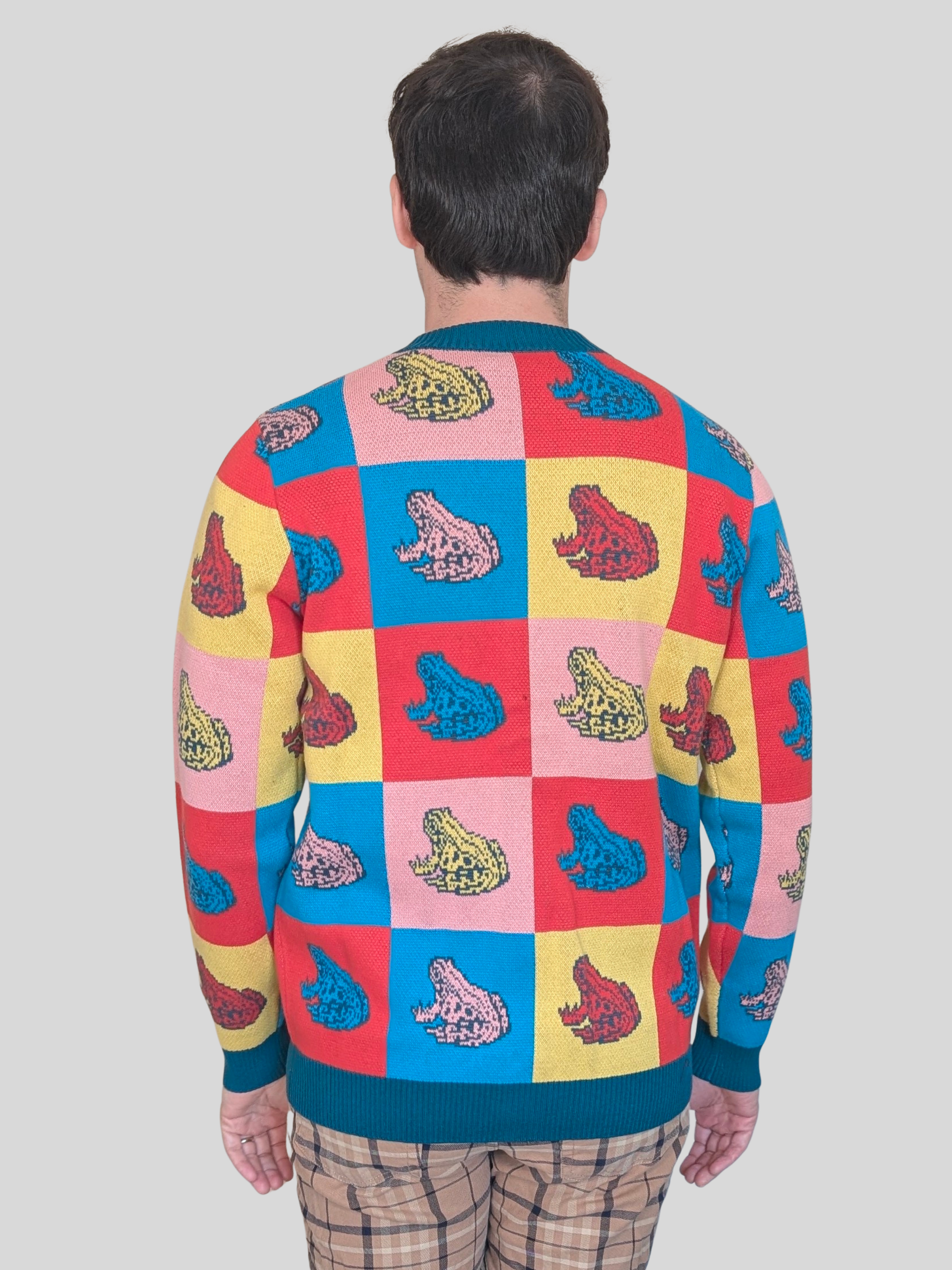 Royal Frog Cardigan - Sleepy Peach