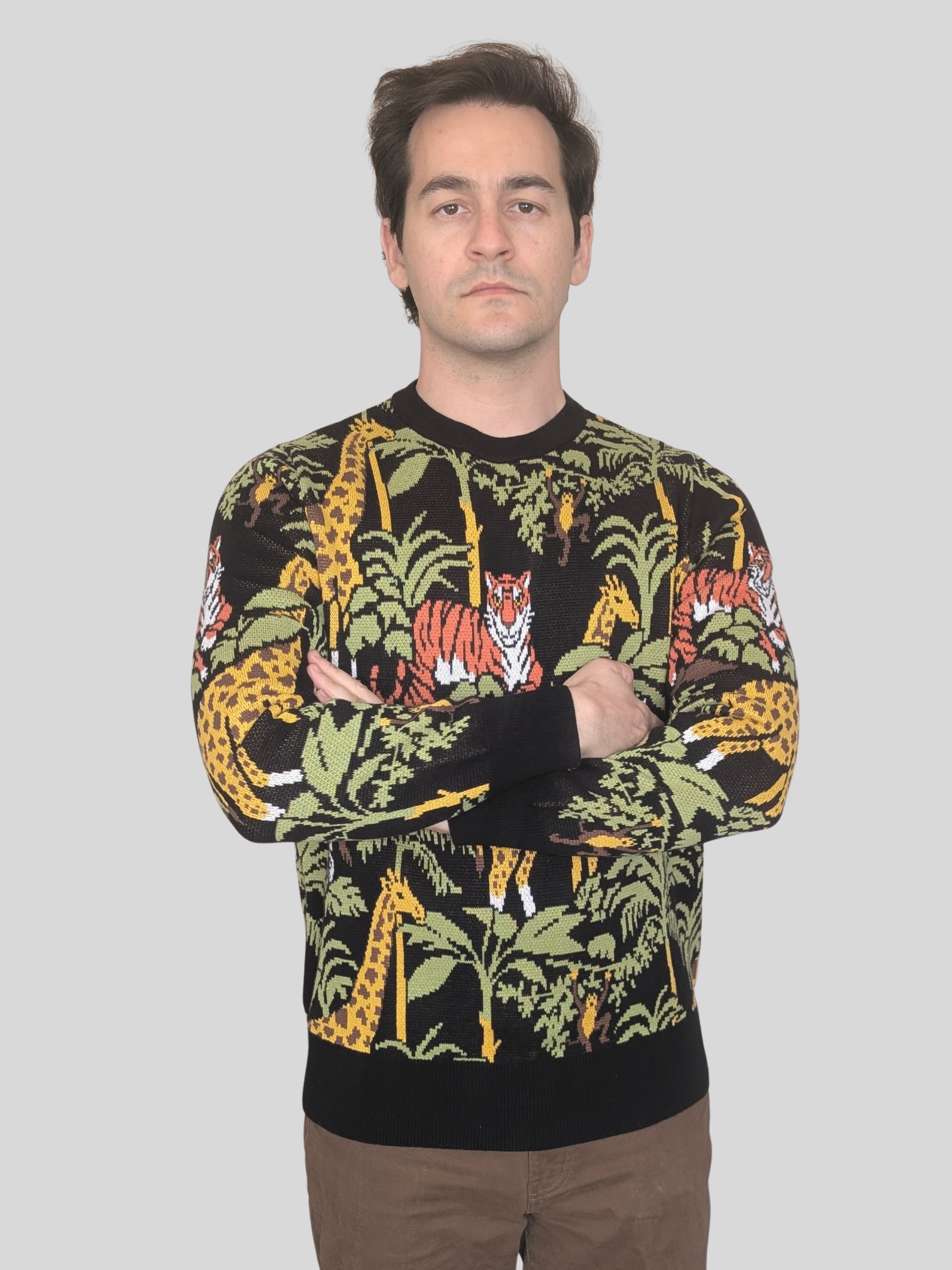 Safari Sweater - Sleepy Peach