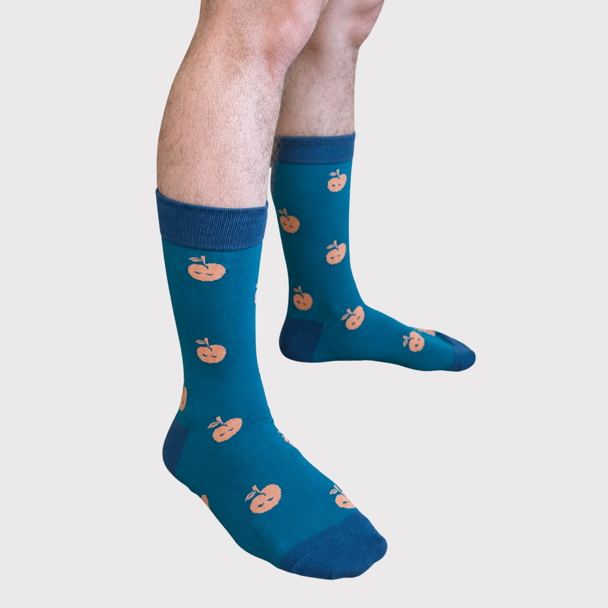 Sleepy Peach Logo Socks