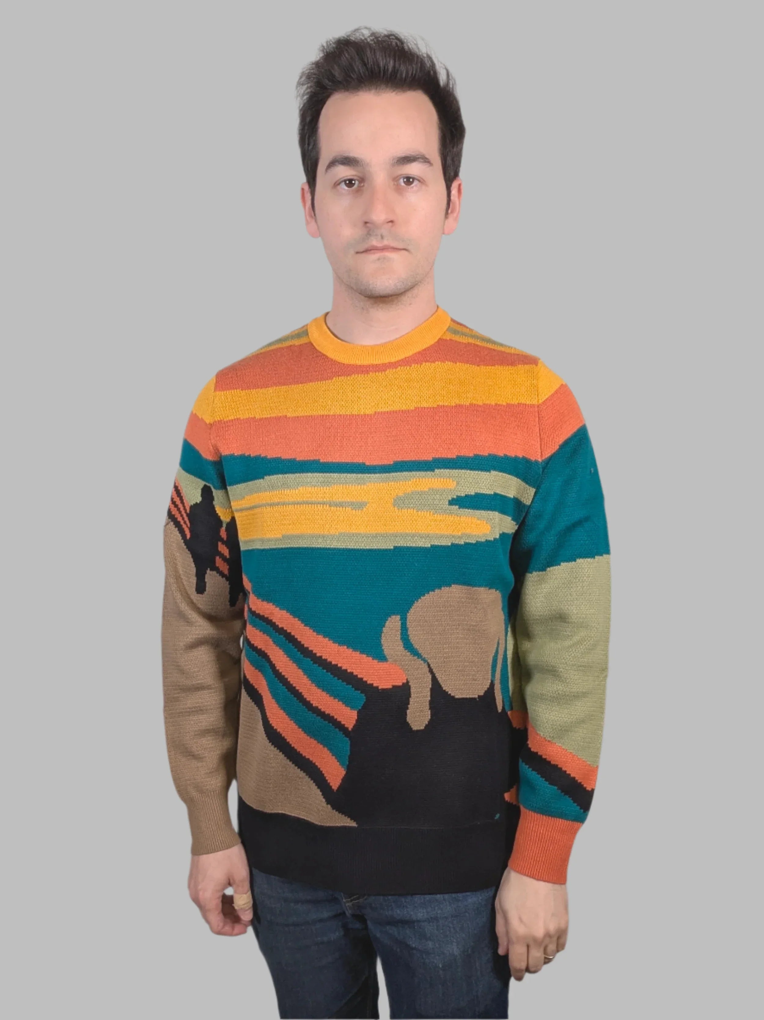 The Scream Sweater - Sleepy Peach