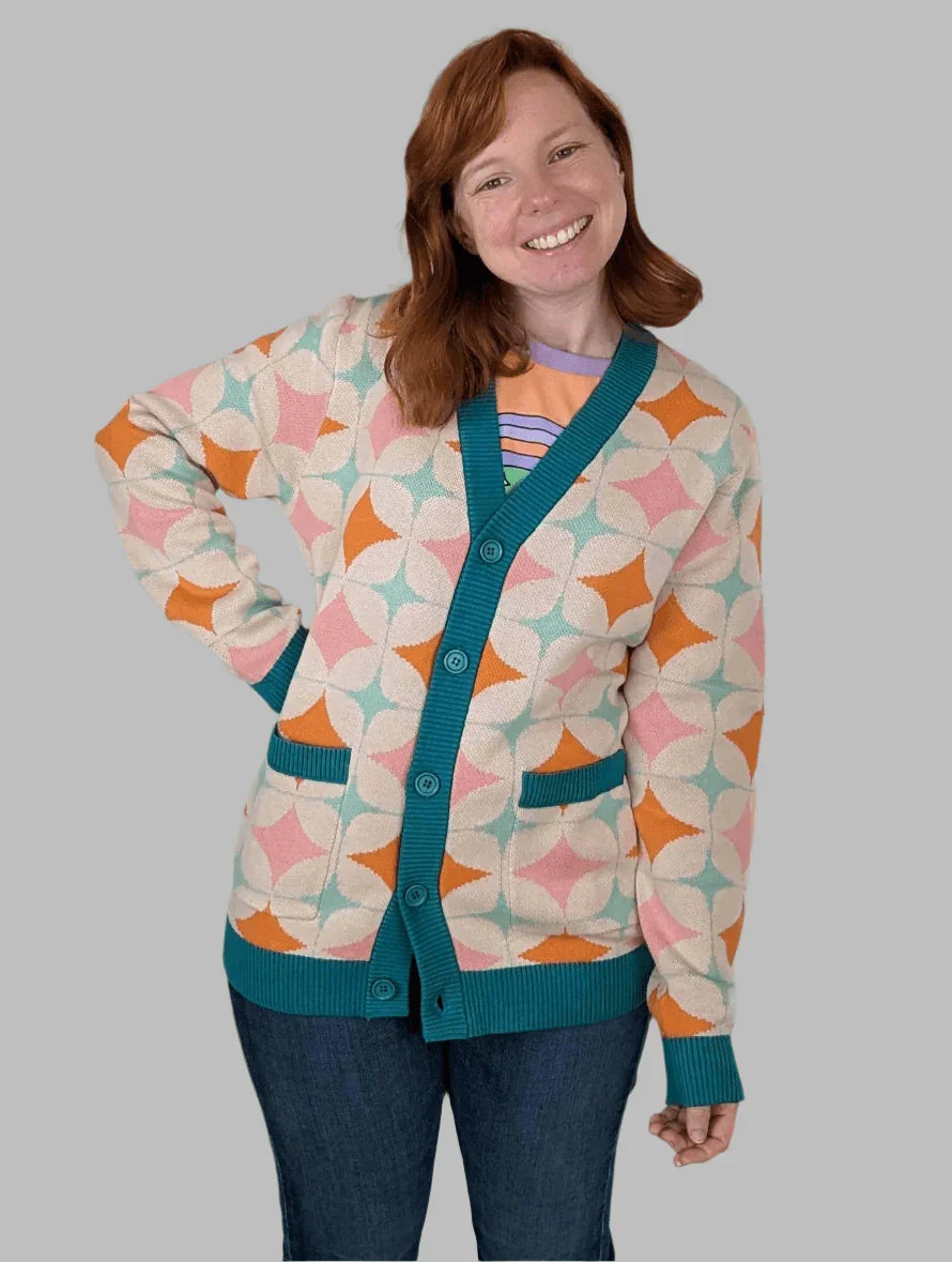 Great Atomic Tomorrow Cardigan - Sleepy Peach