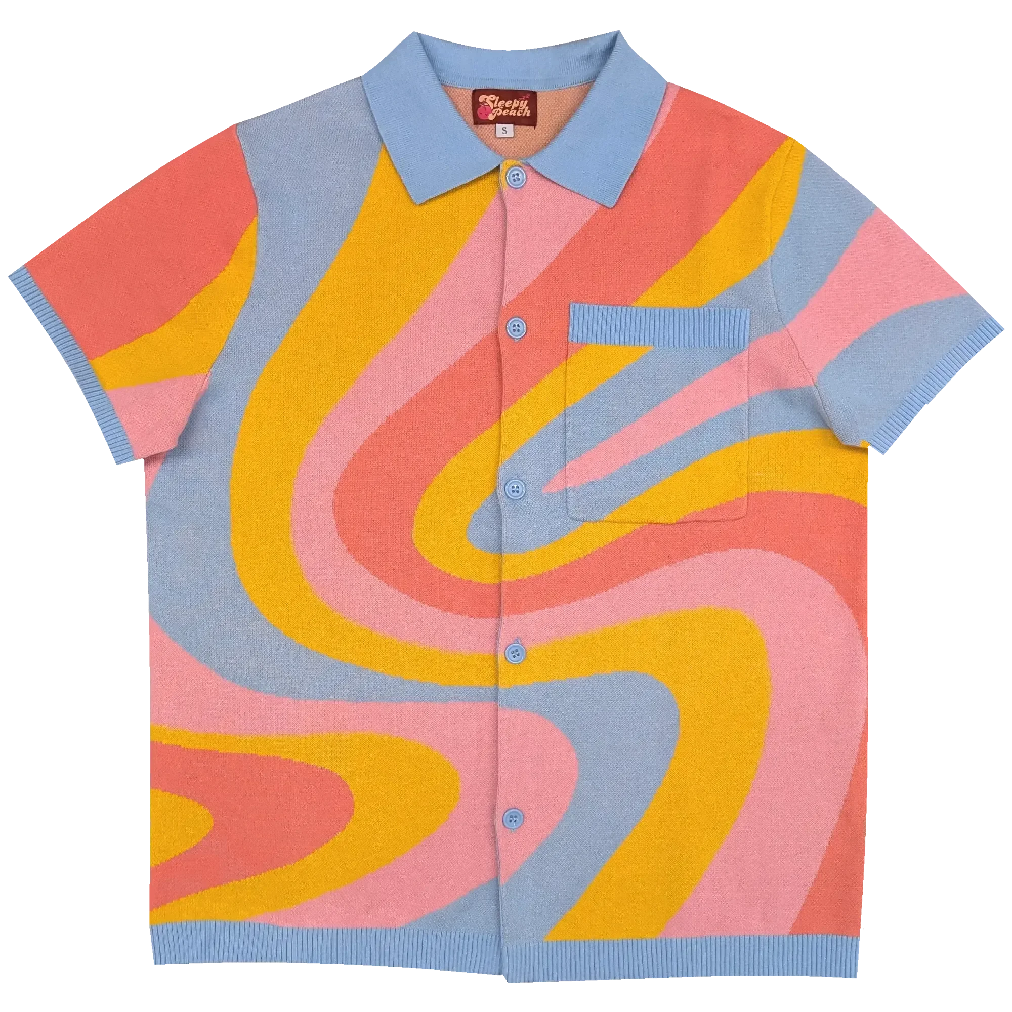 Beautiful Dreamer Button Up - Sleepy Peach