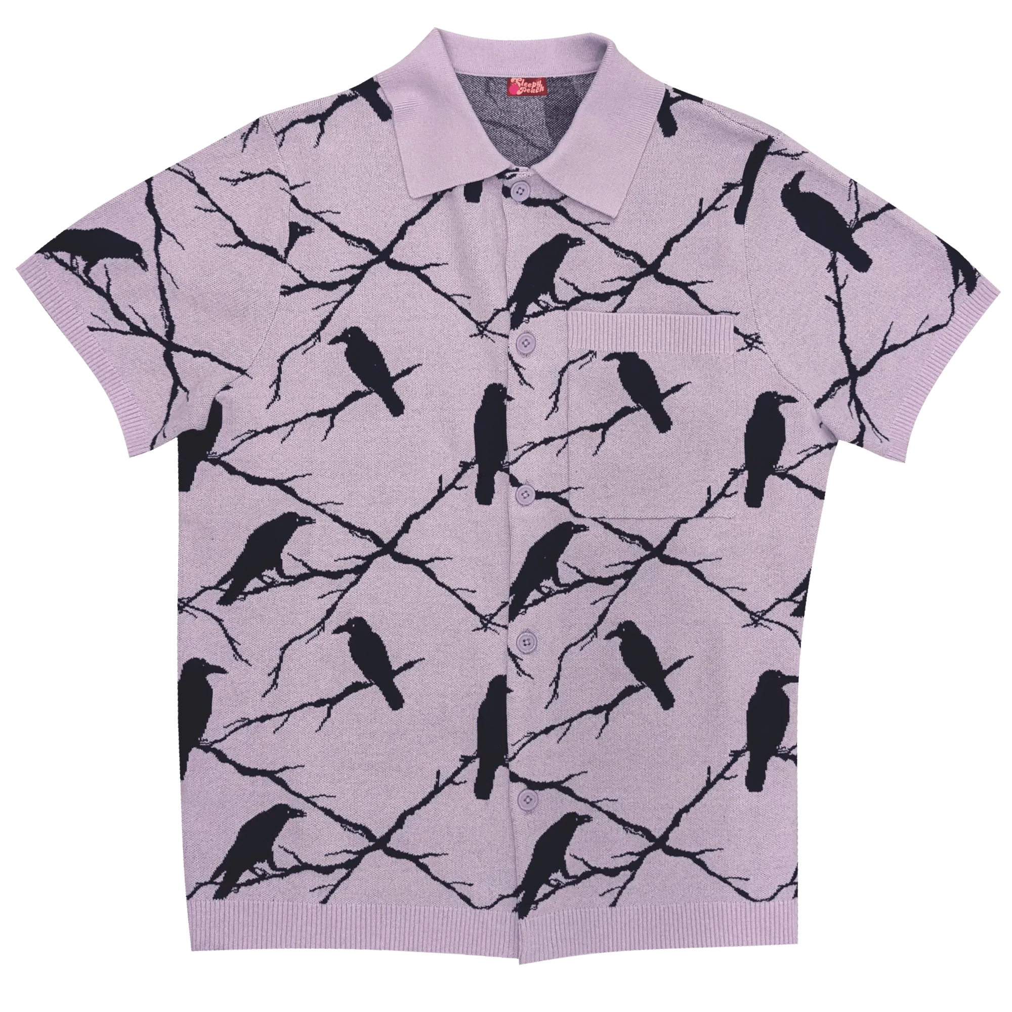 Big Crow Button Up - Sleepy Peach