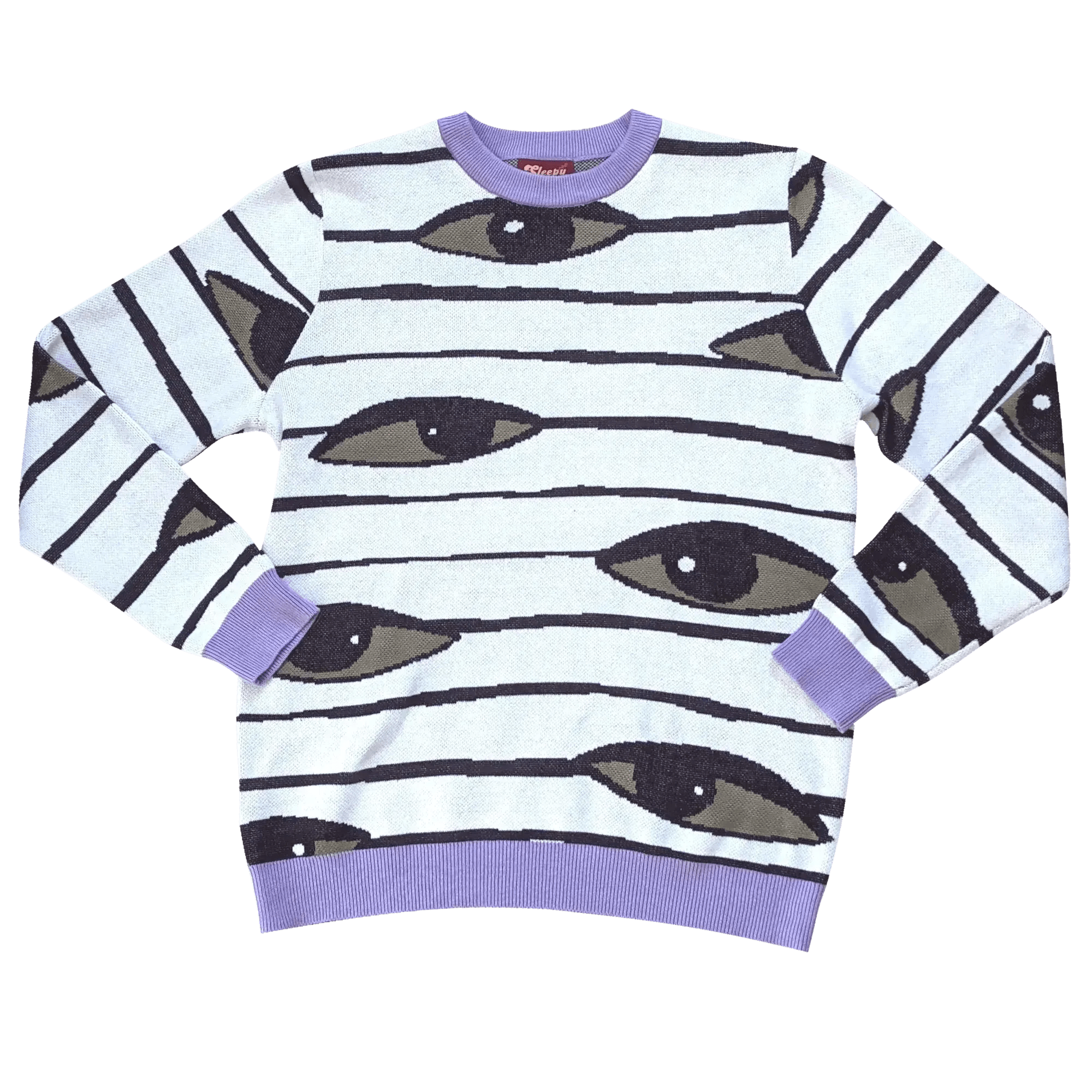 Eyes Wide Open Sweater - Sleepy Peach