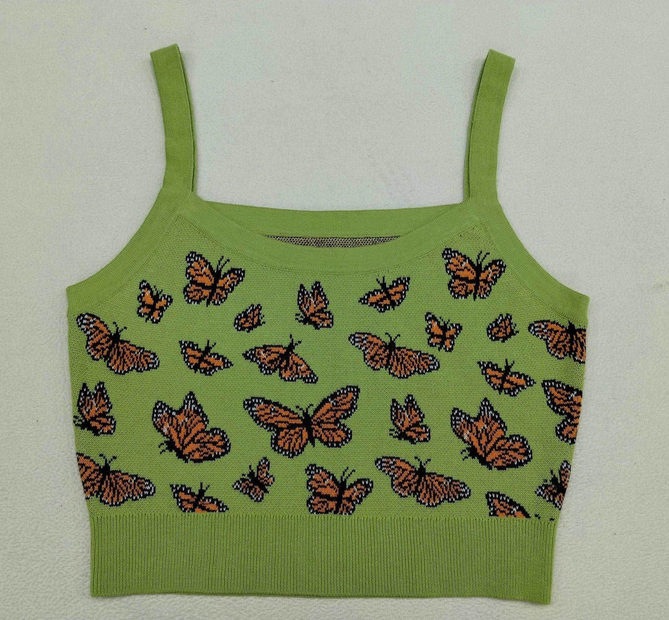 Monarch Butterfly Crop Top (PREORDER)