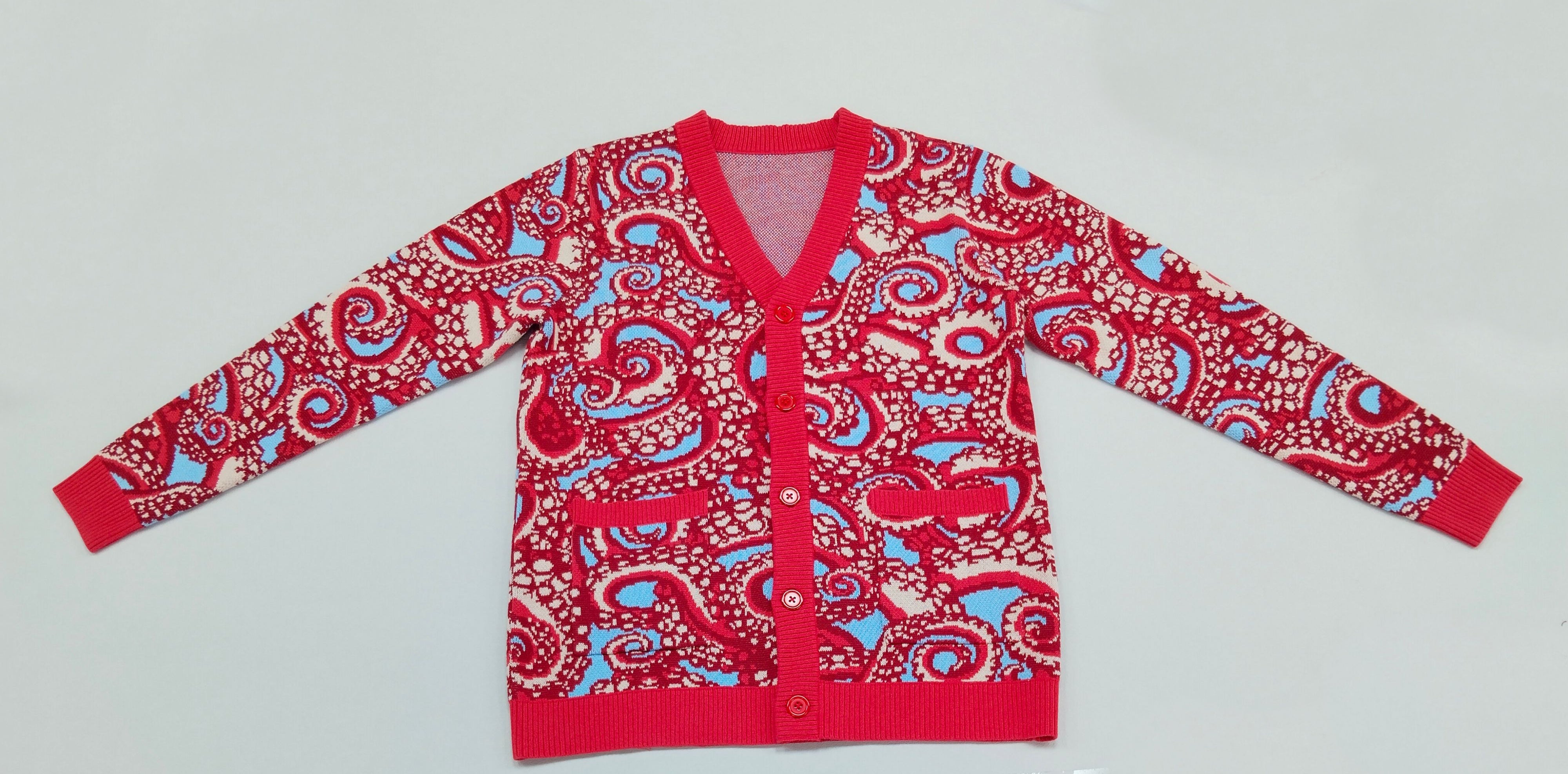 Paisley Octopus Cardigan (PREORDER)