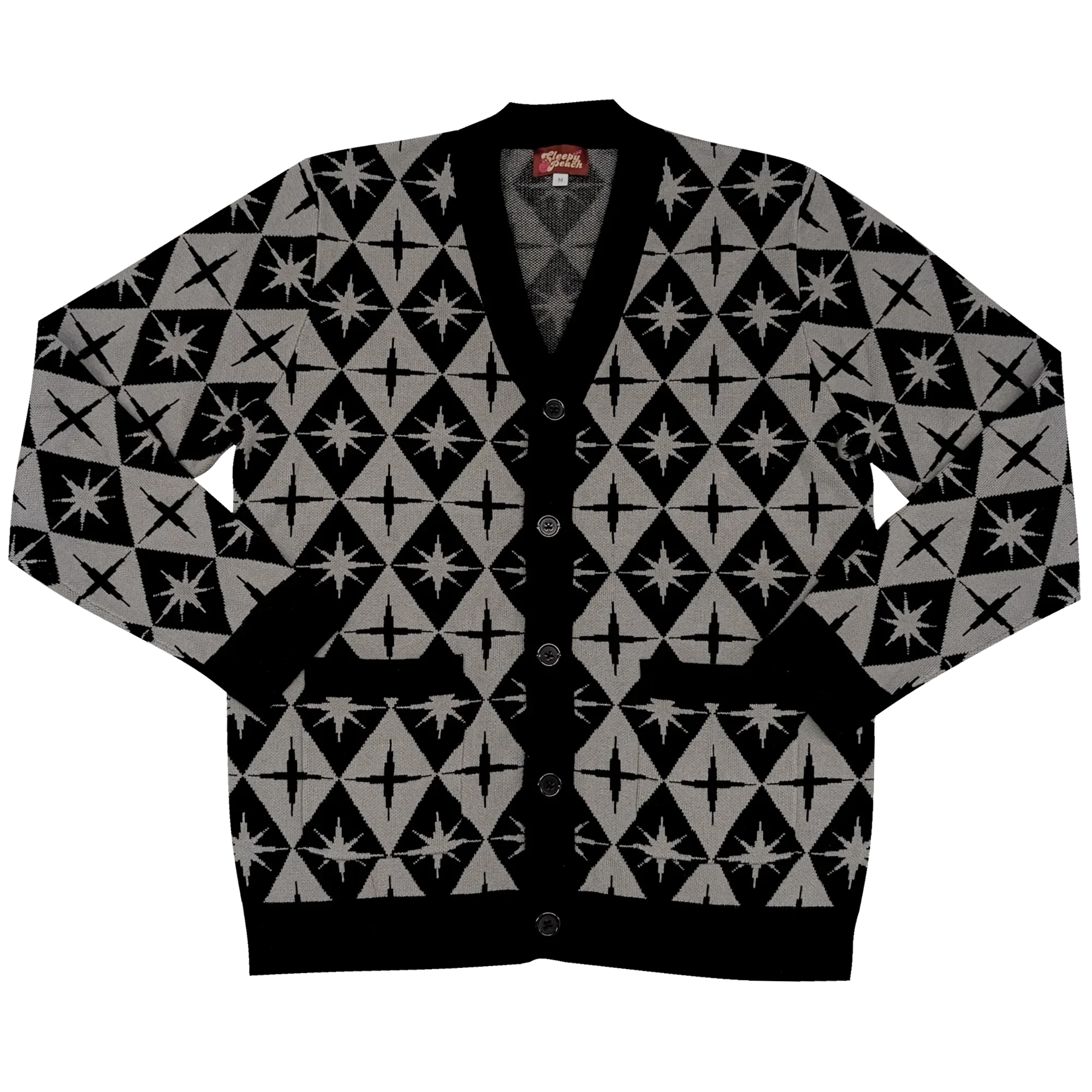 Atomic Noir Cardigan - Sleepy Peach
