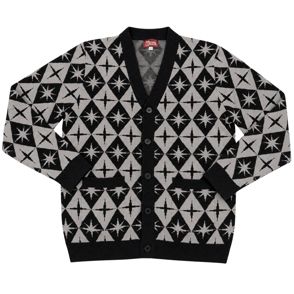 Atomic Noir Cardigan - Sleepy Peach